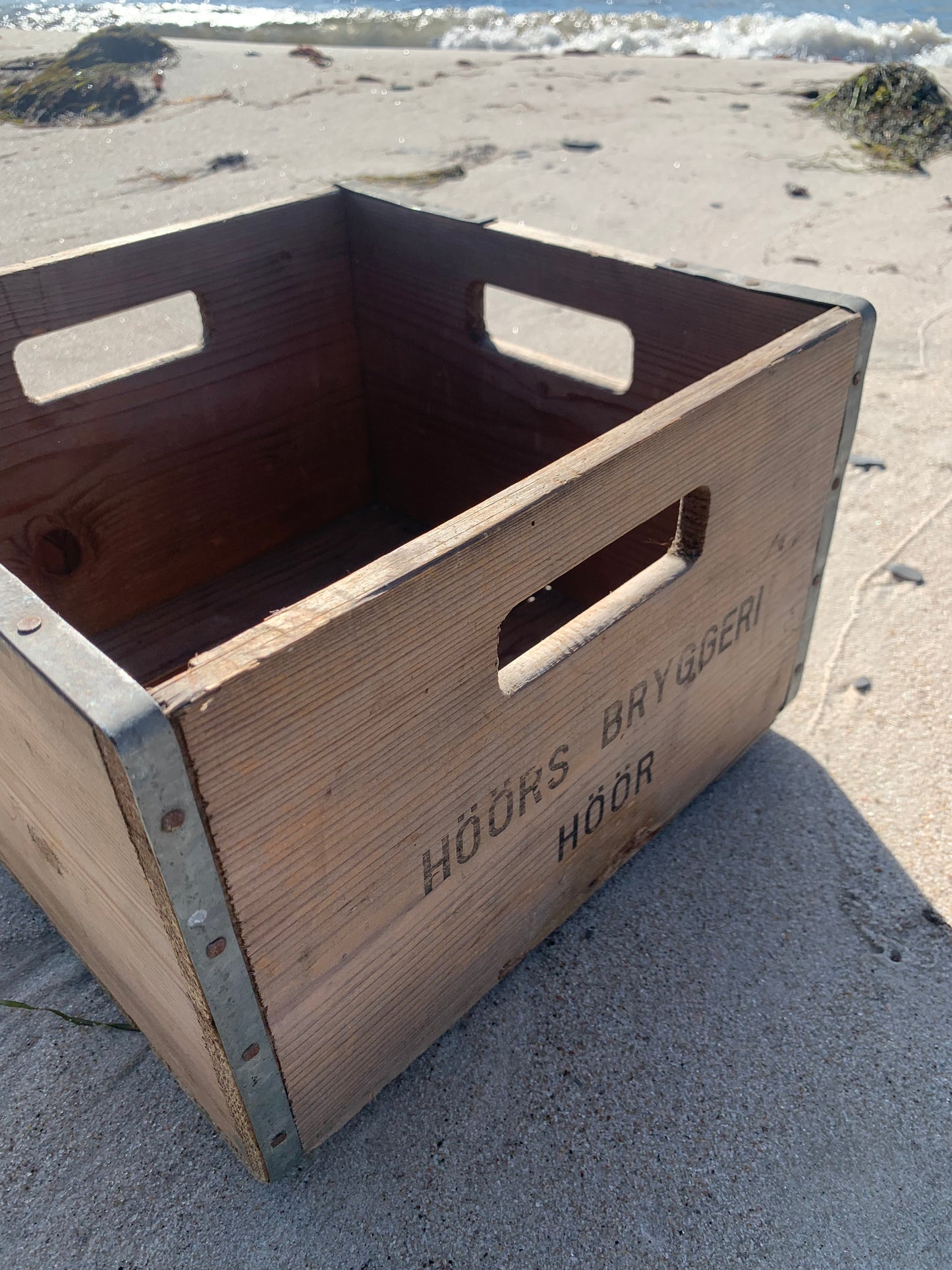 Trækasse fra bryggeri i Höör