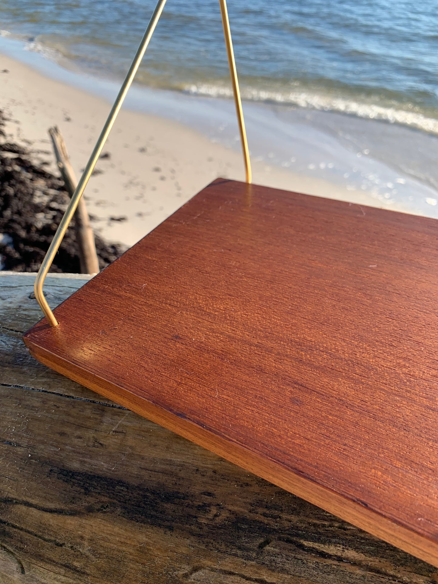 Hylde i teak
