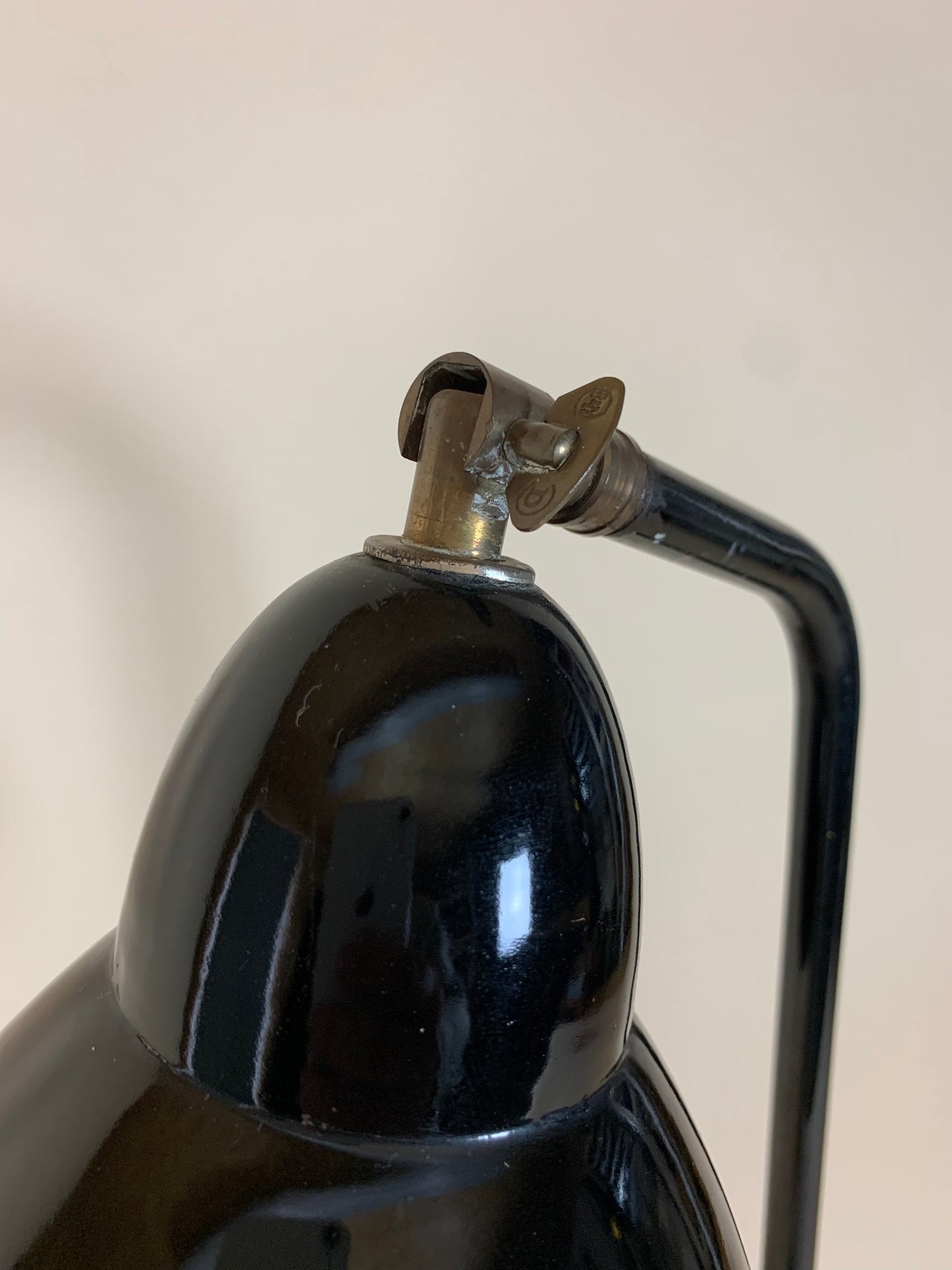 Jacobus vintage bordlampe i sort