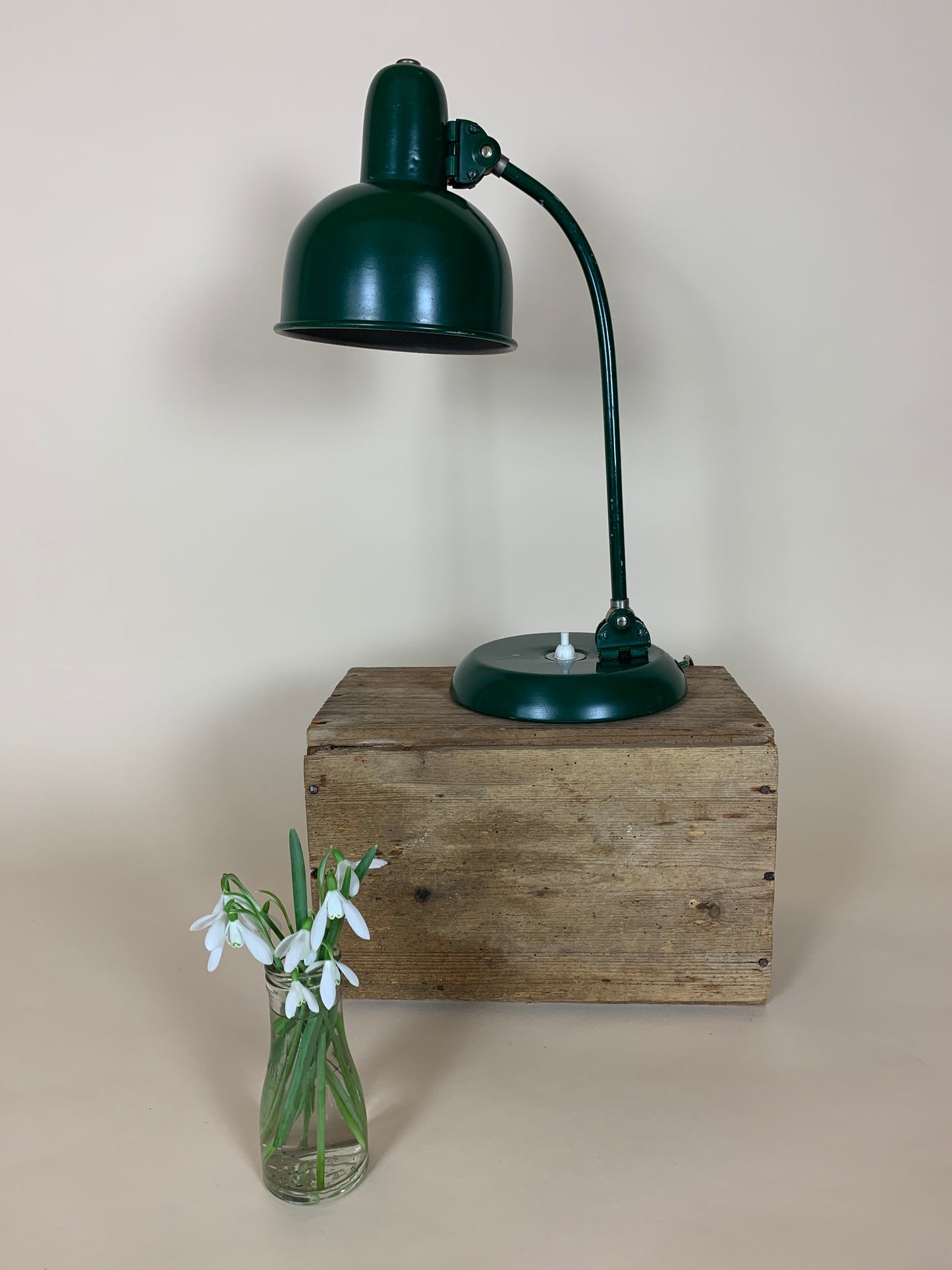 Grøn Bauhauslampe