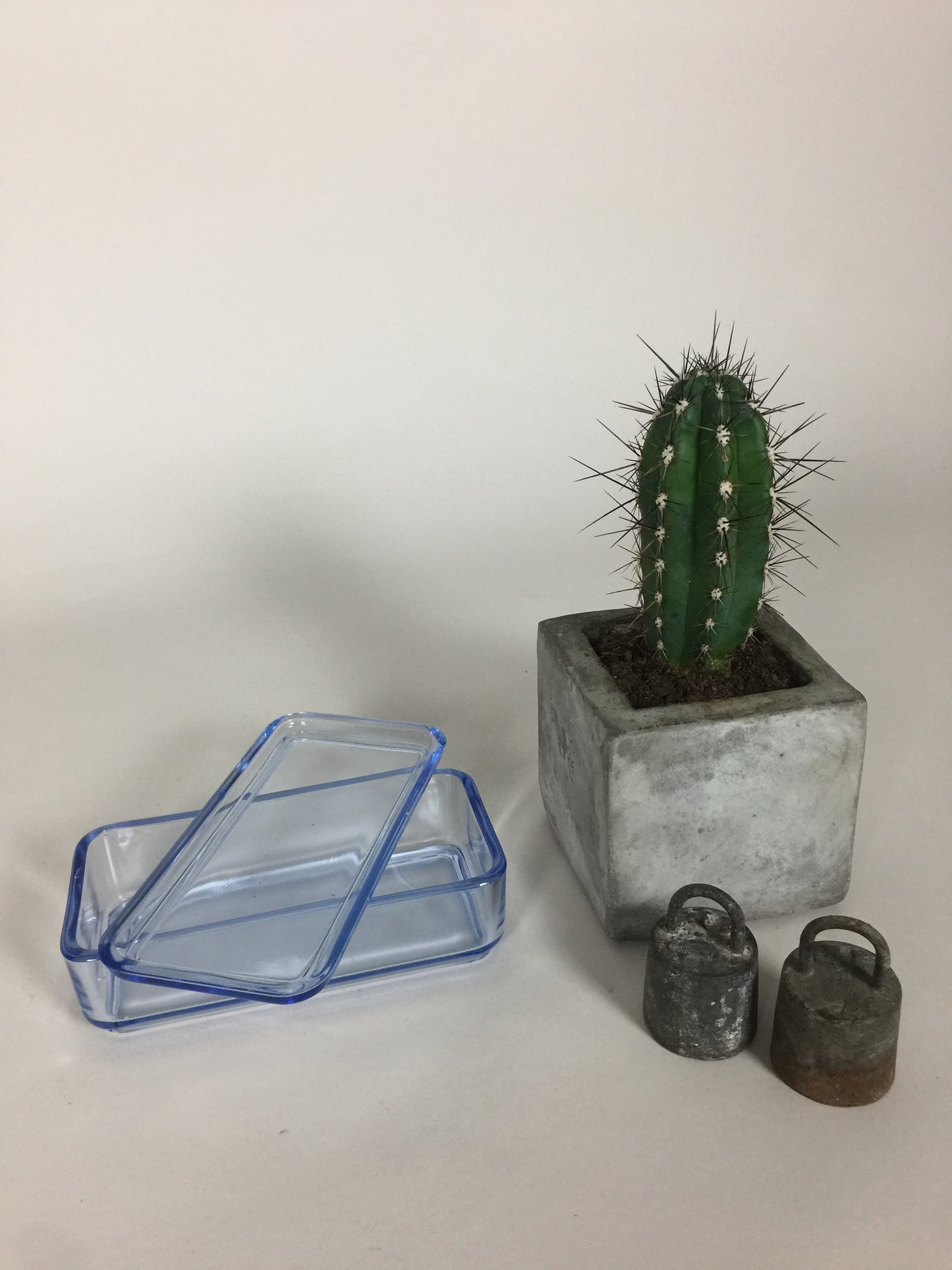 Fint og gammelt opbevaringsglas med låg