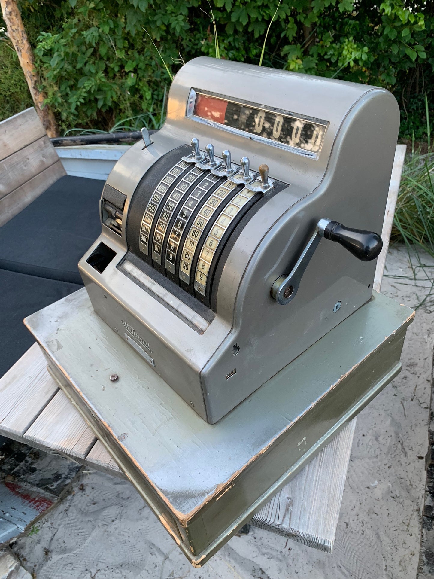 Gammelt kasseapparat