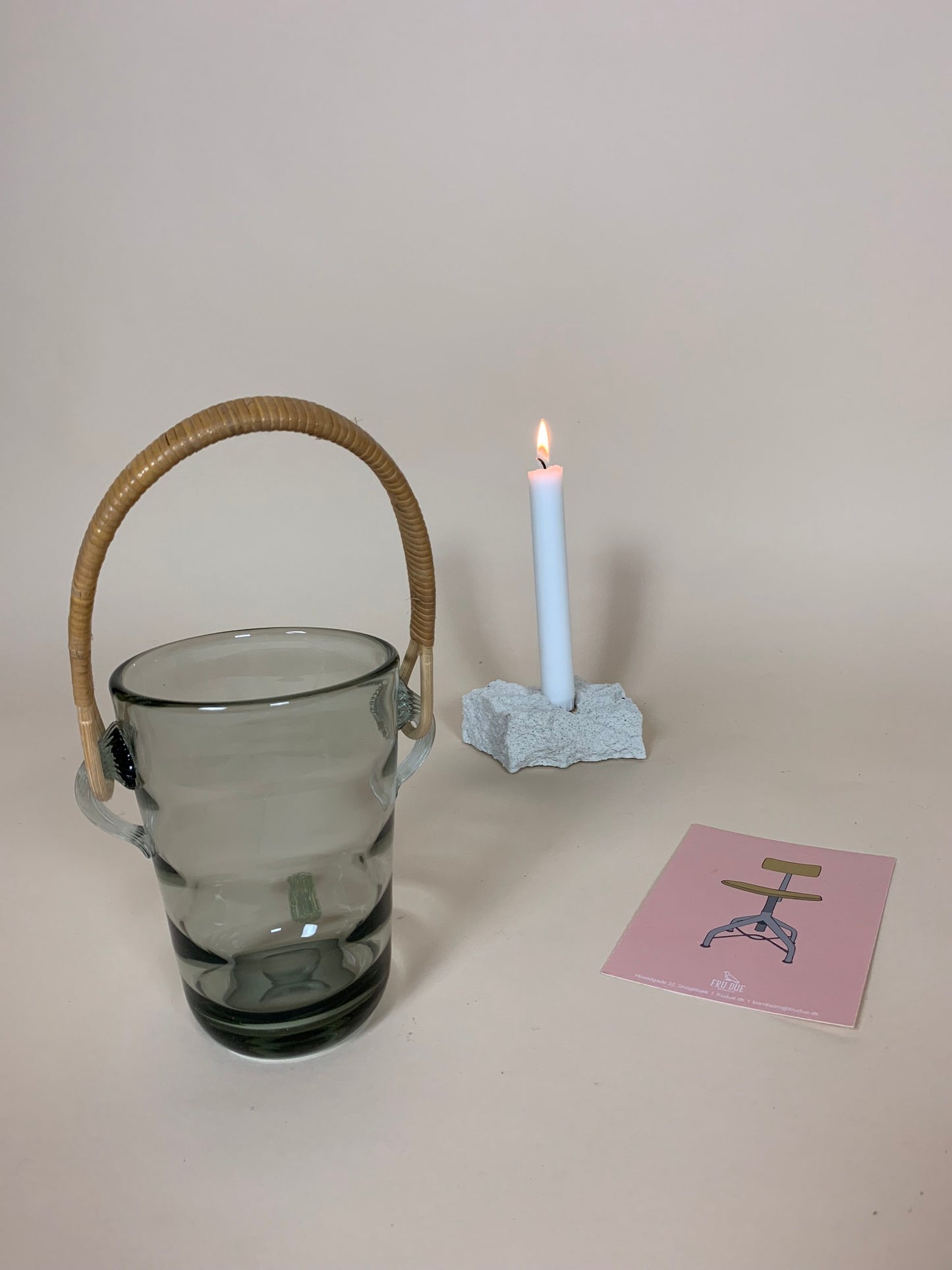 Isspand i glas - Holmegaard