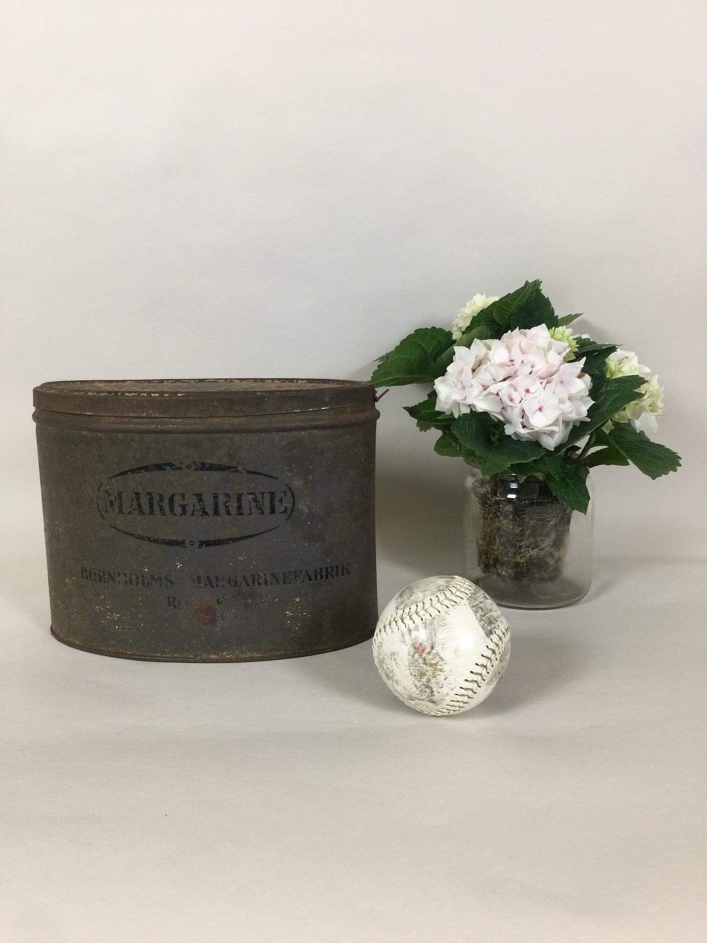 Margaine dåse fra Bornholmsk margarinefabrik