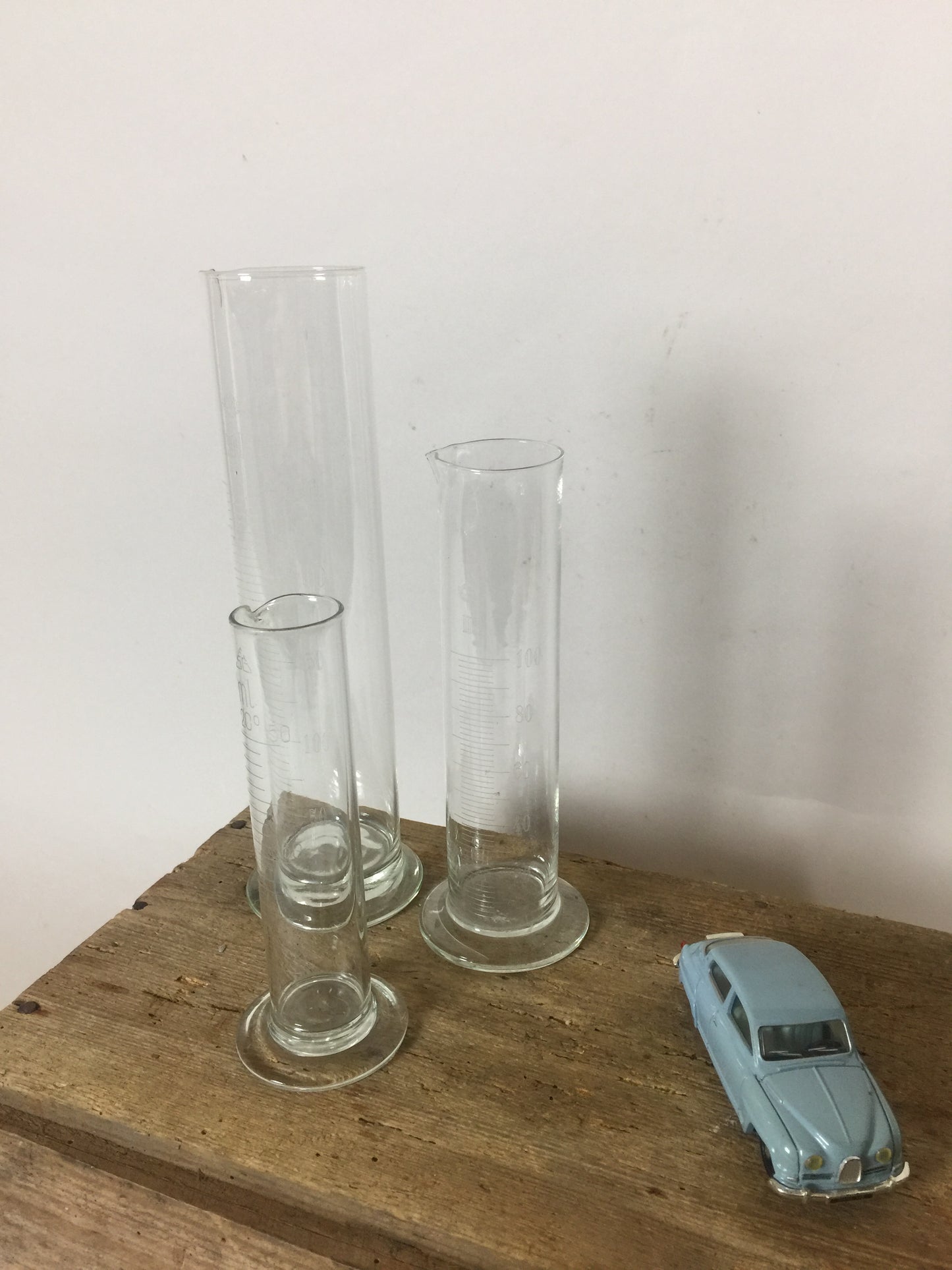Fine laboratorieglas - sæt med 3 stk.
