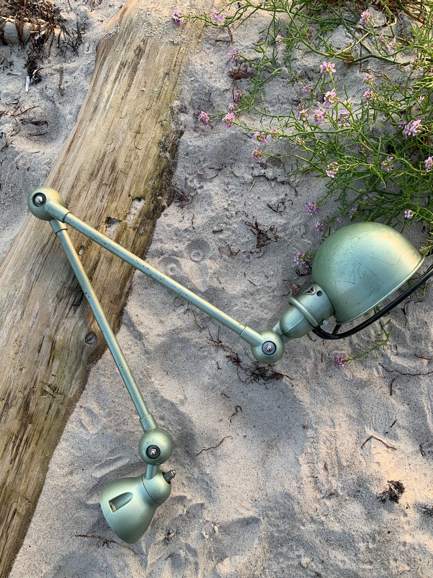 Jieldé væg/loftlampe med to arme - Grøn