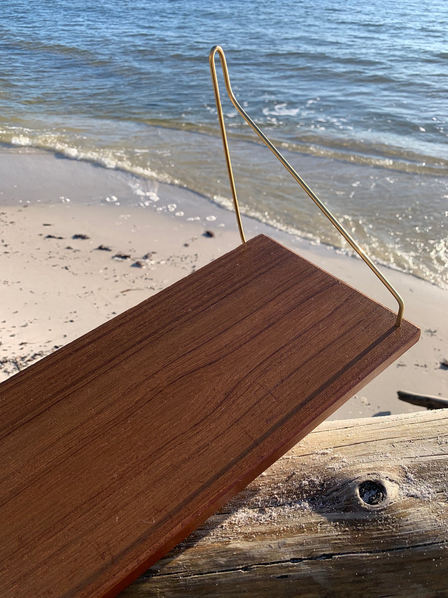Hylde i teak