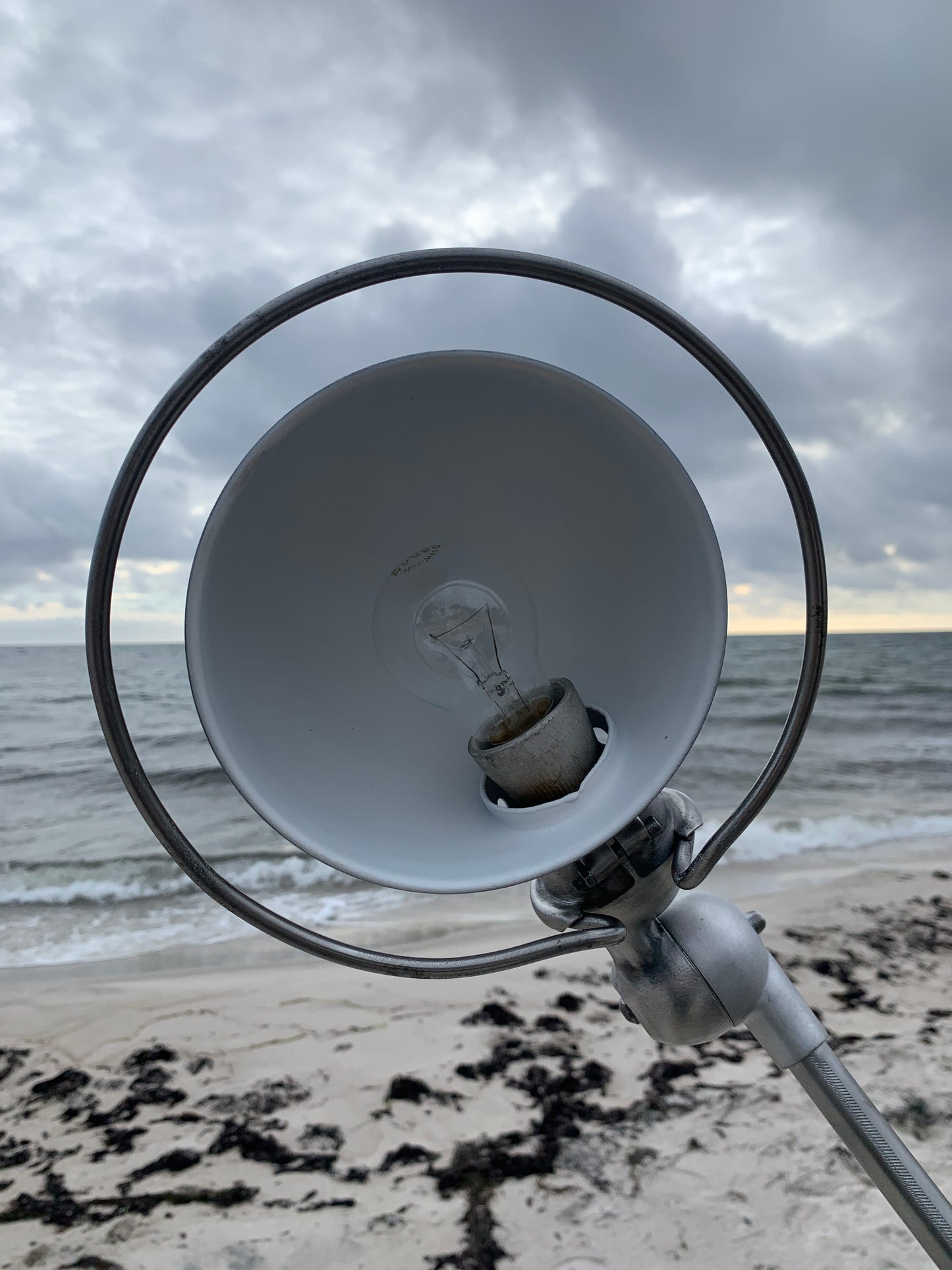 Jieldé bordlampe med buet arm