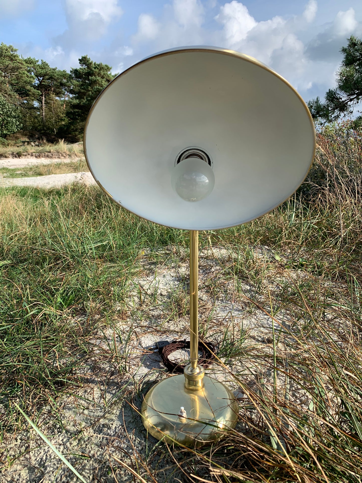 Italiensk messinglampe