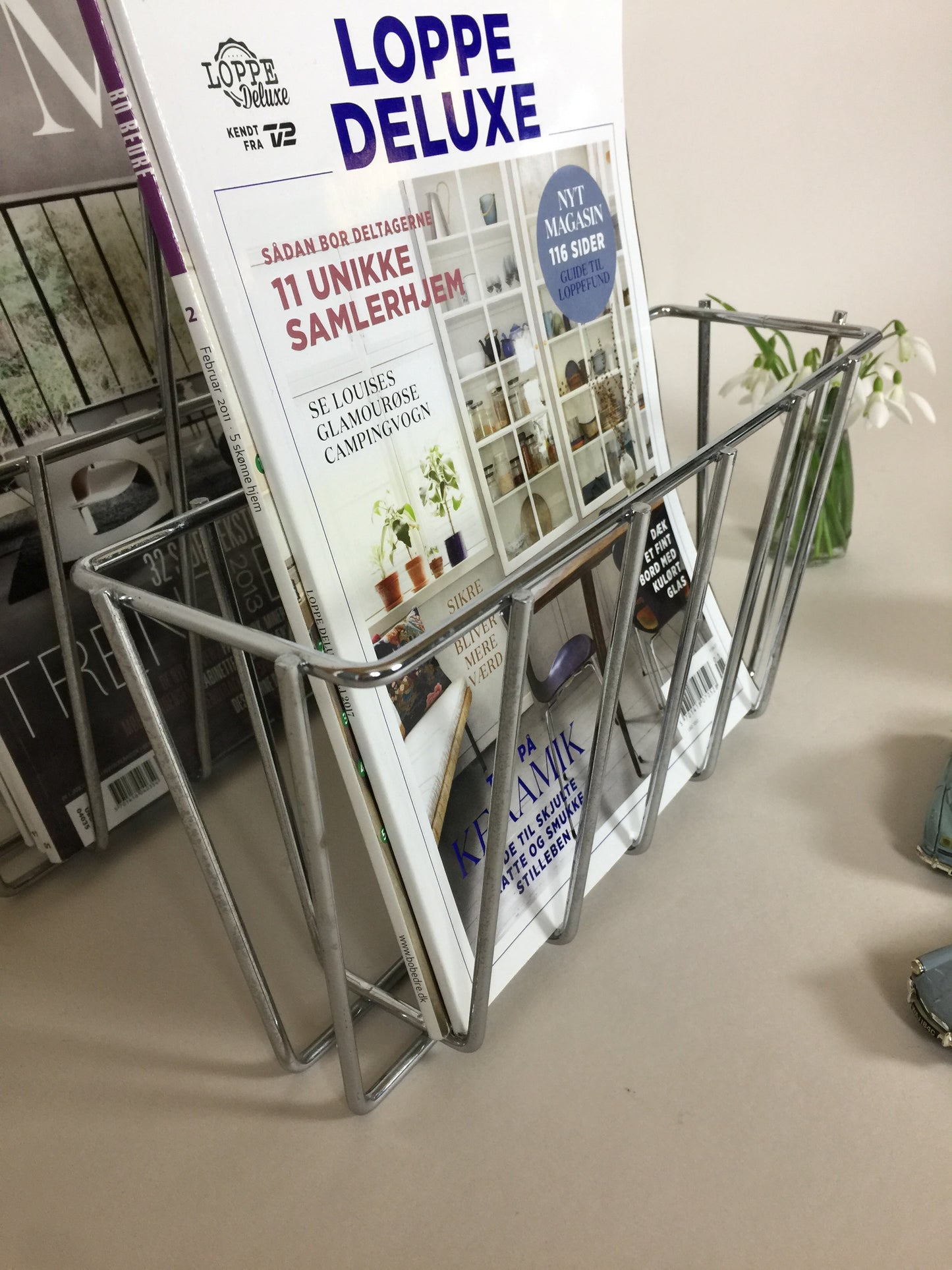 Skøn magasinholder