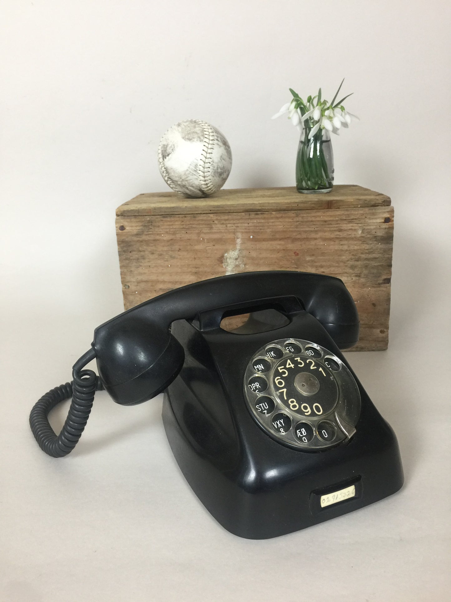 Gammel sort telefon