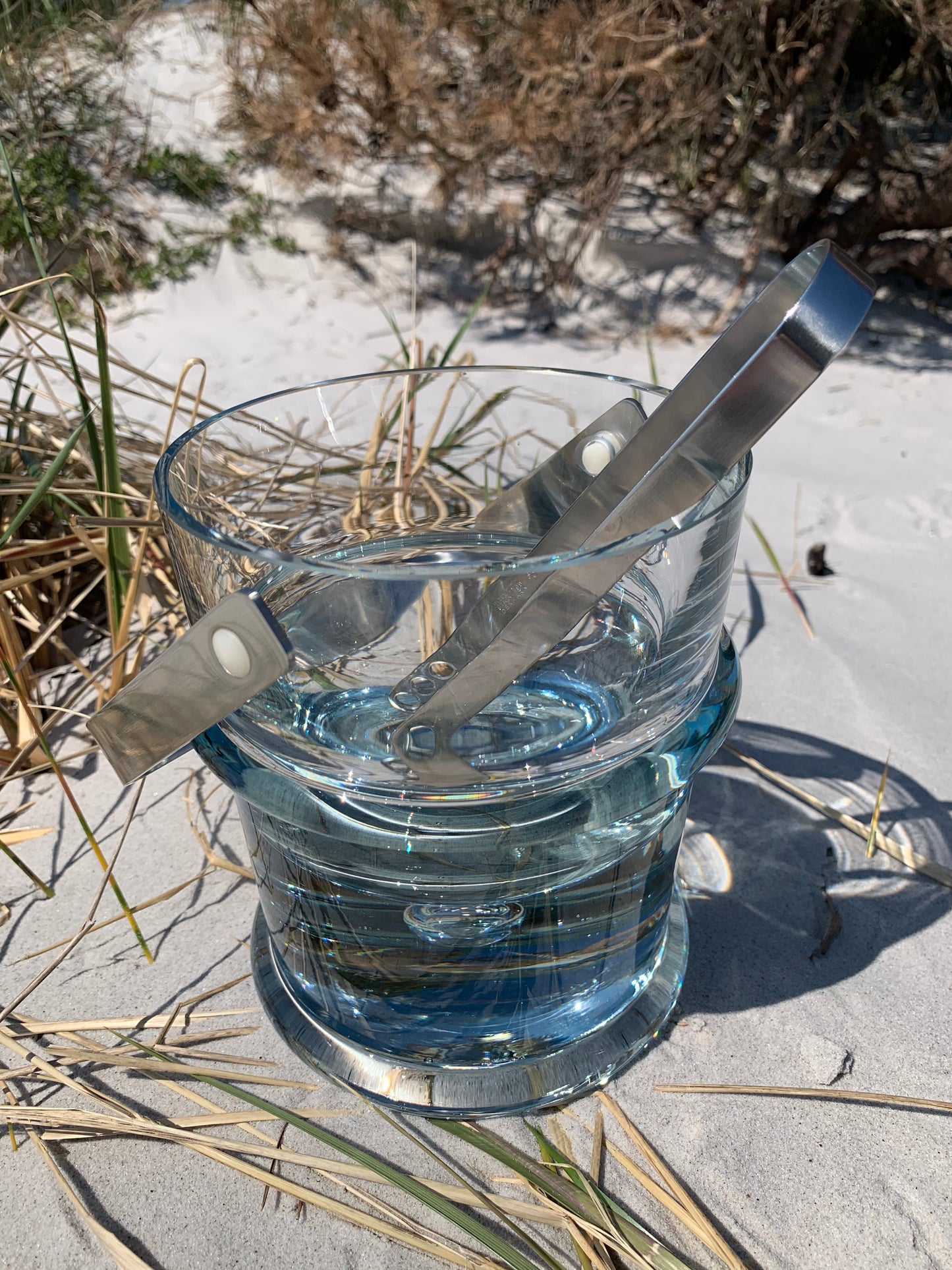 Holmegaard Isspand med Stelton tang