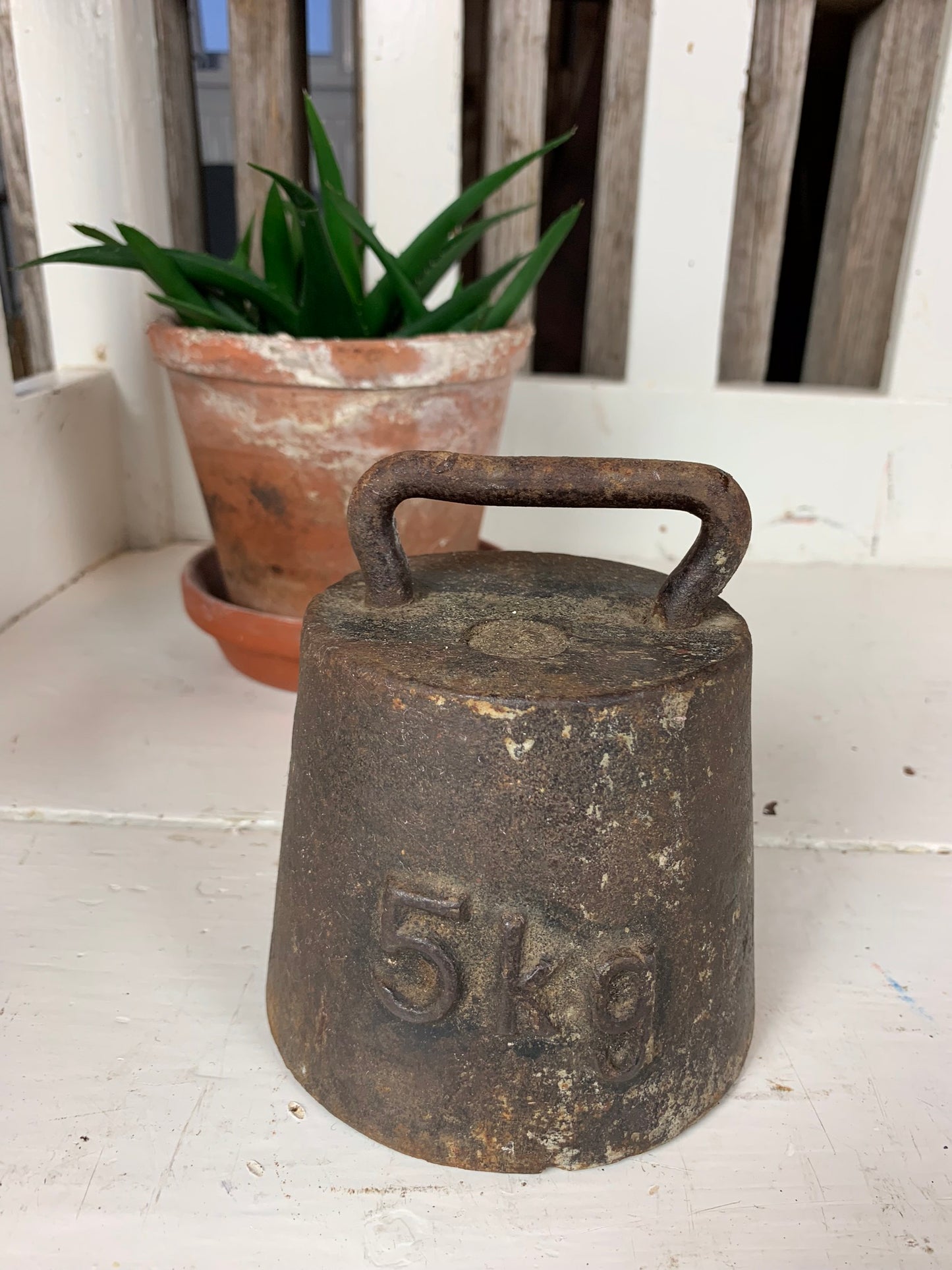 Skønt gammelt 5 kg. lod