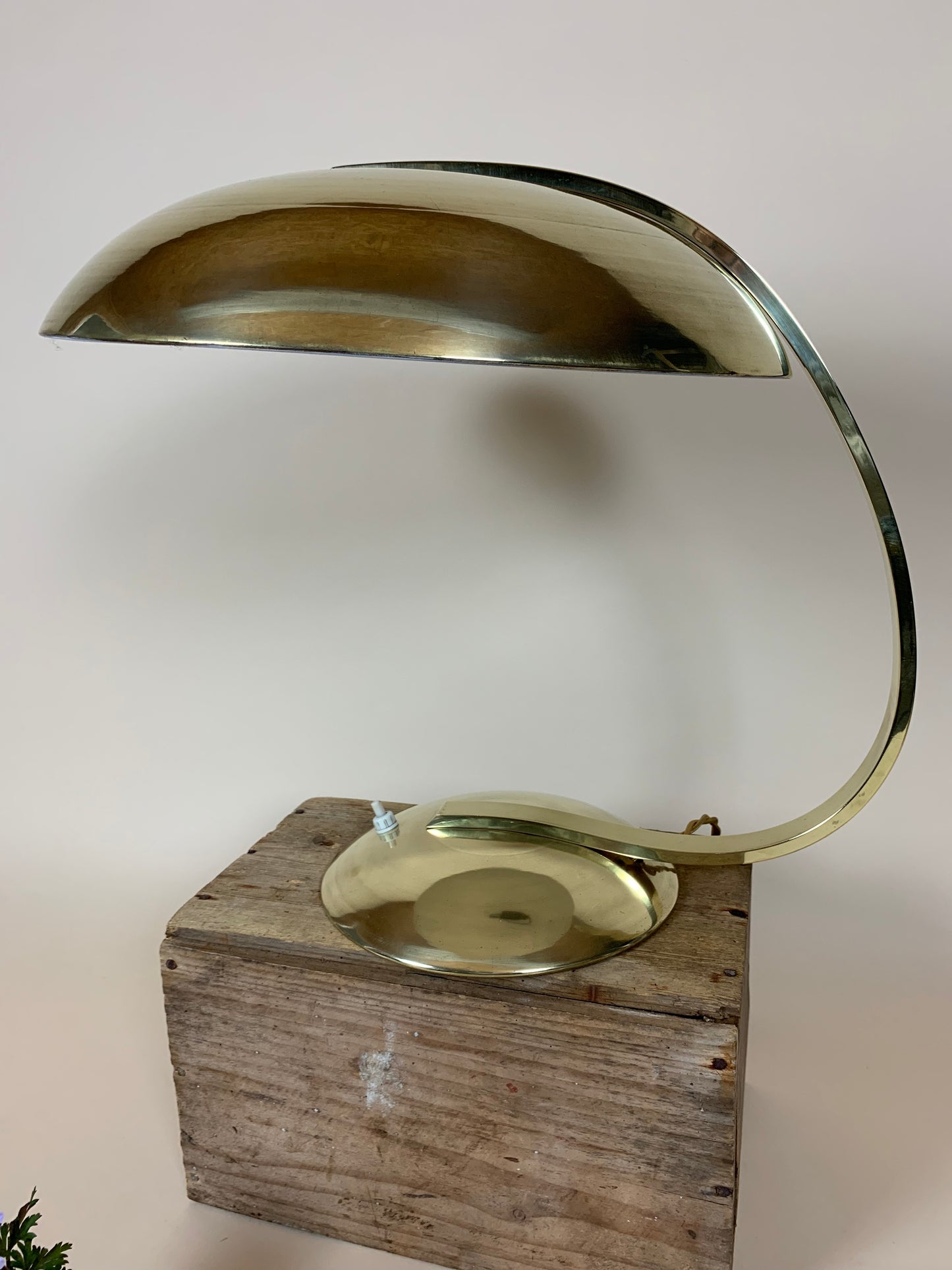 Hillebrand messinglampe