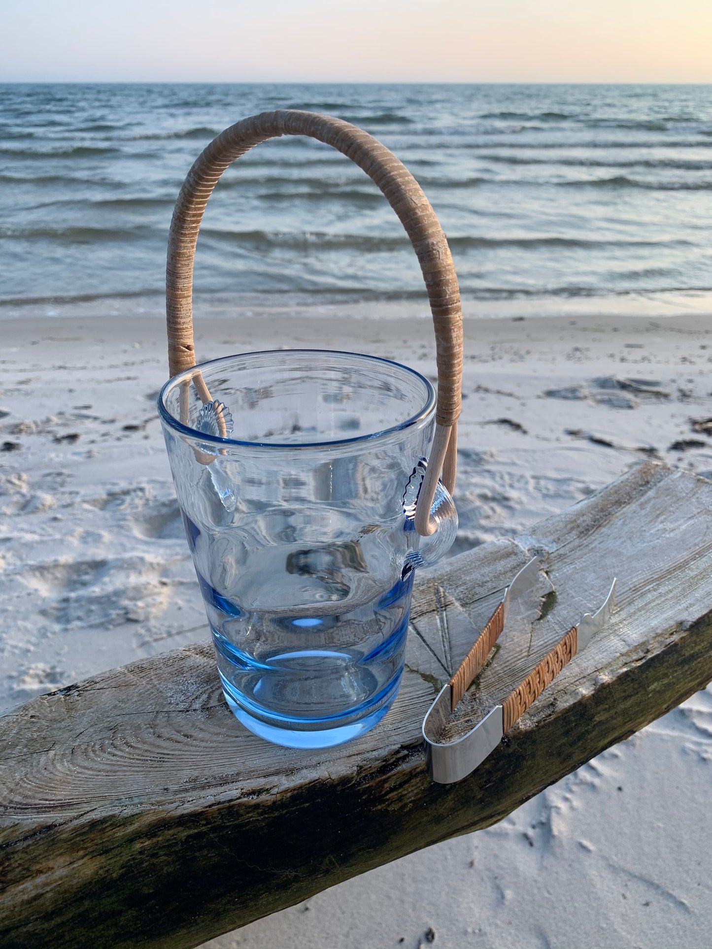 Holmegaard isspand med tang
