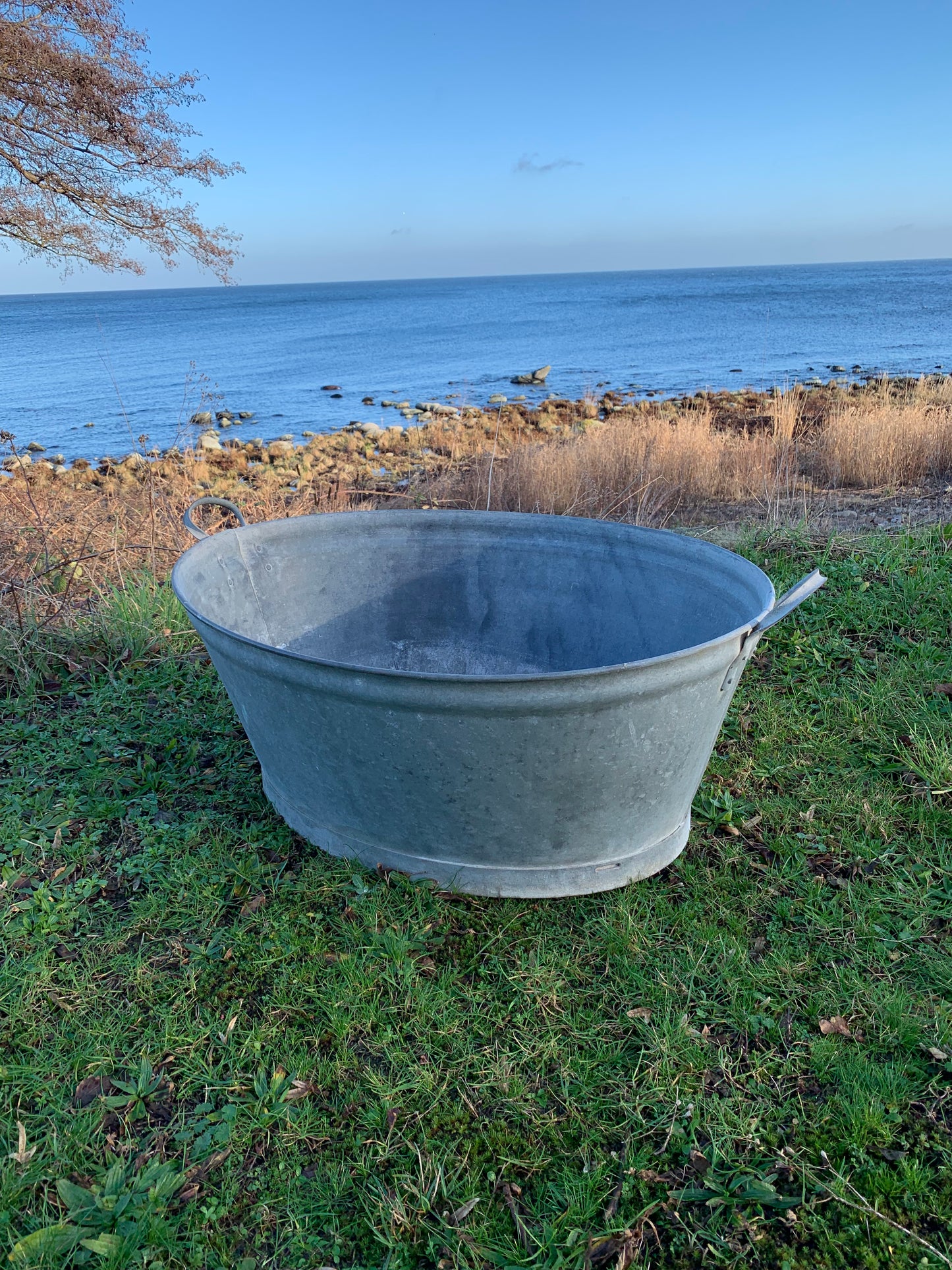 Meget stor zinkbalje fra Glud og Marstrand