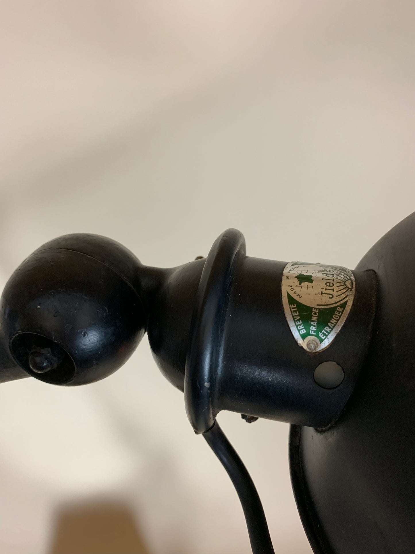 Sort Jieldé væg eller bordlampe med tænd/sluk kontakt