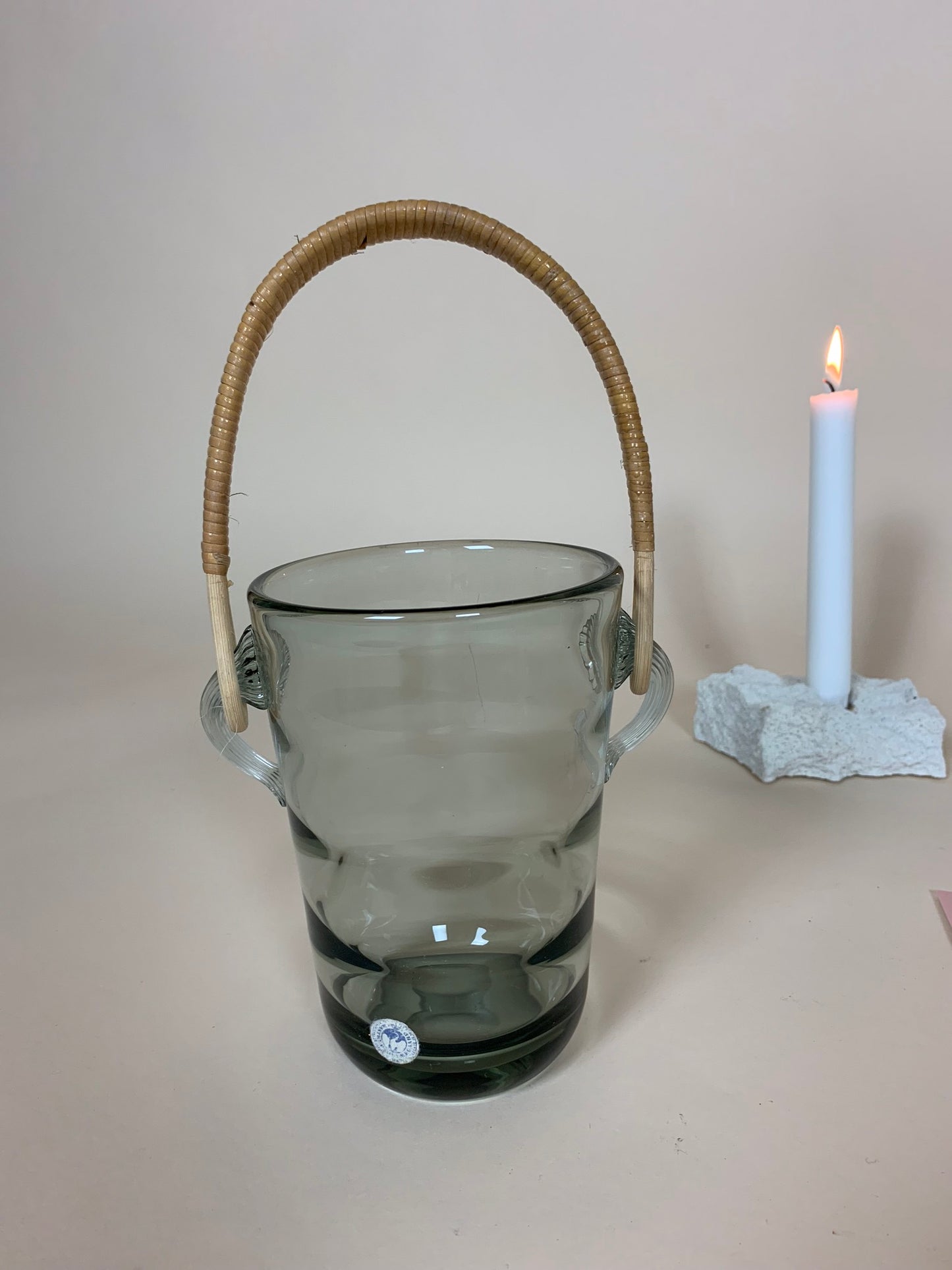 Isspand i glas - Holmegaard
