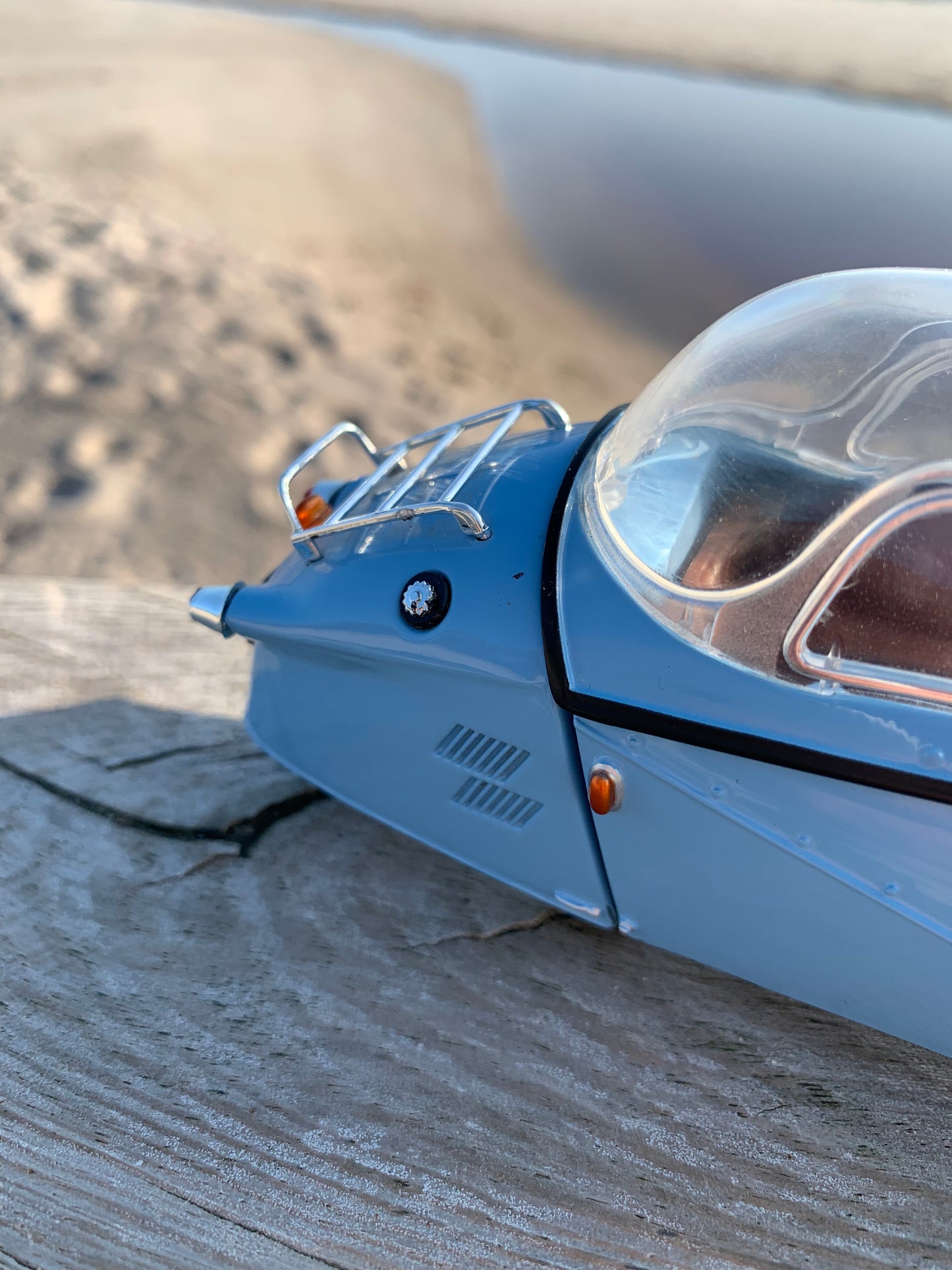Messerschmidt kabinescooter - Lyseblå