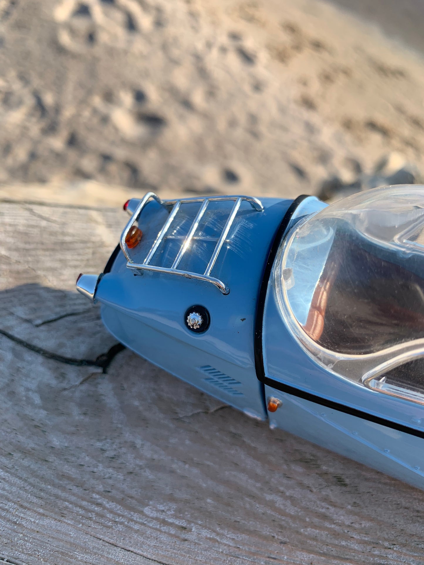 Messerschmidt kabinescooter - Lyseblå