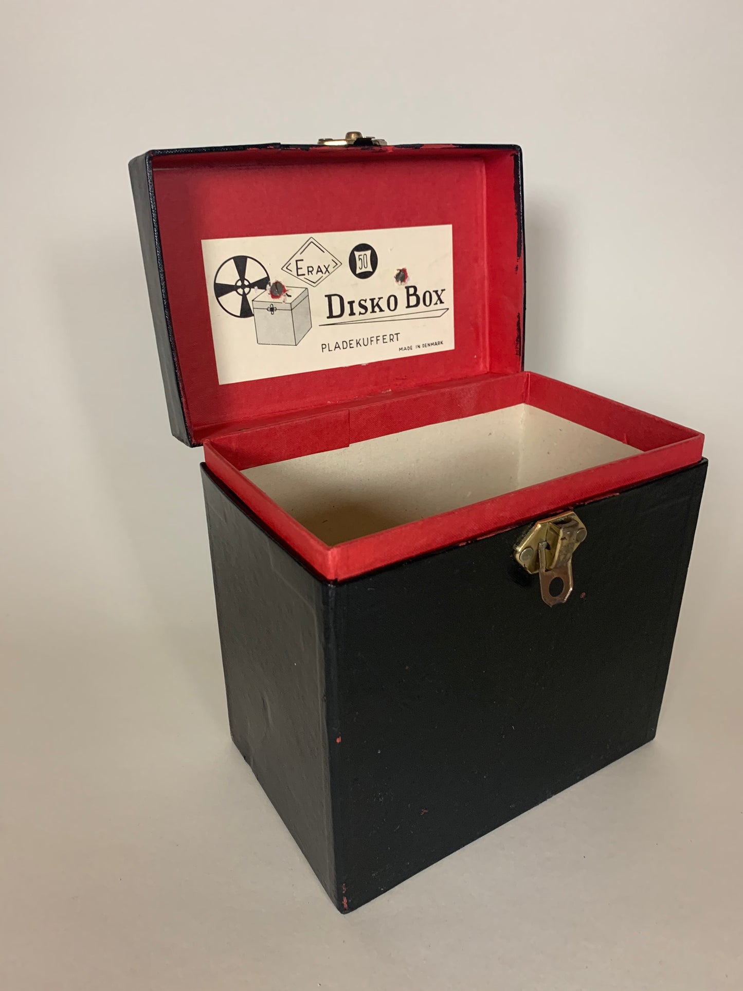 Pladekuffert til singler (Disko box)