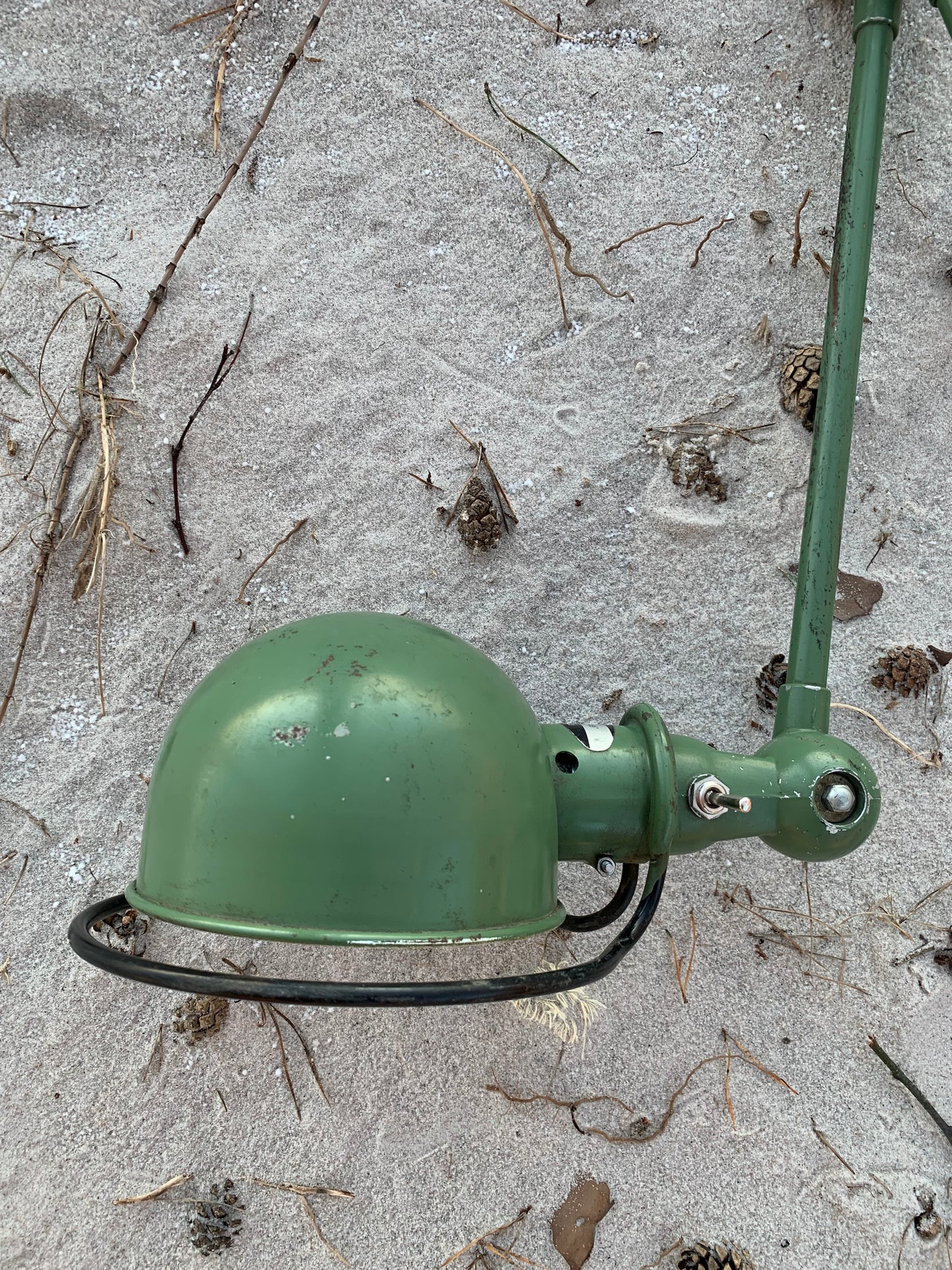 Jieldé væg/loft lampe med 2 arme - Grøn