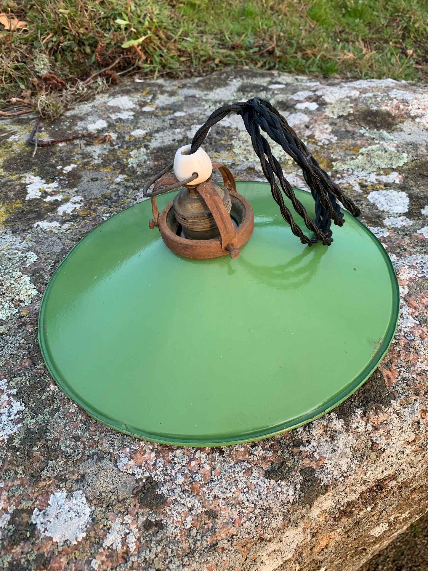 Emaljependel - Grøn