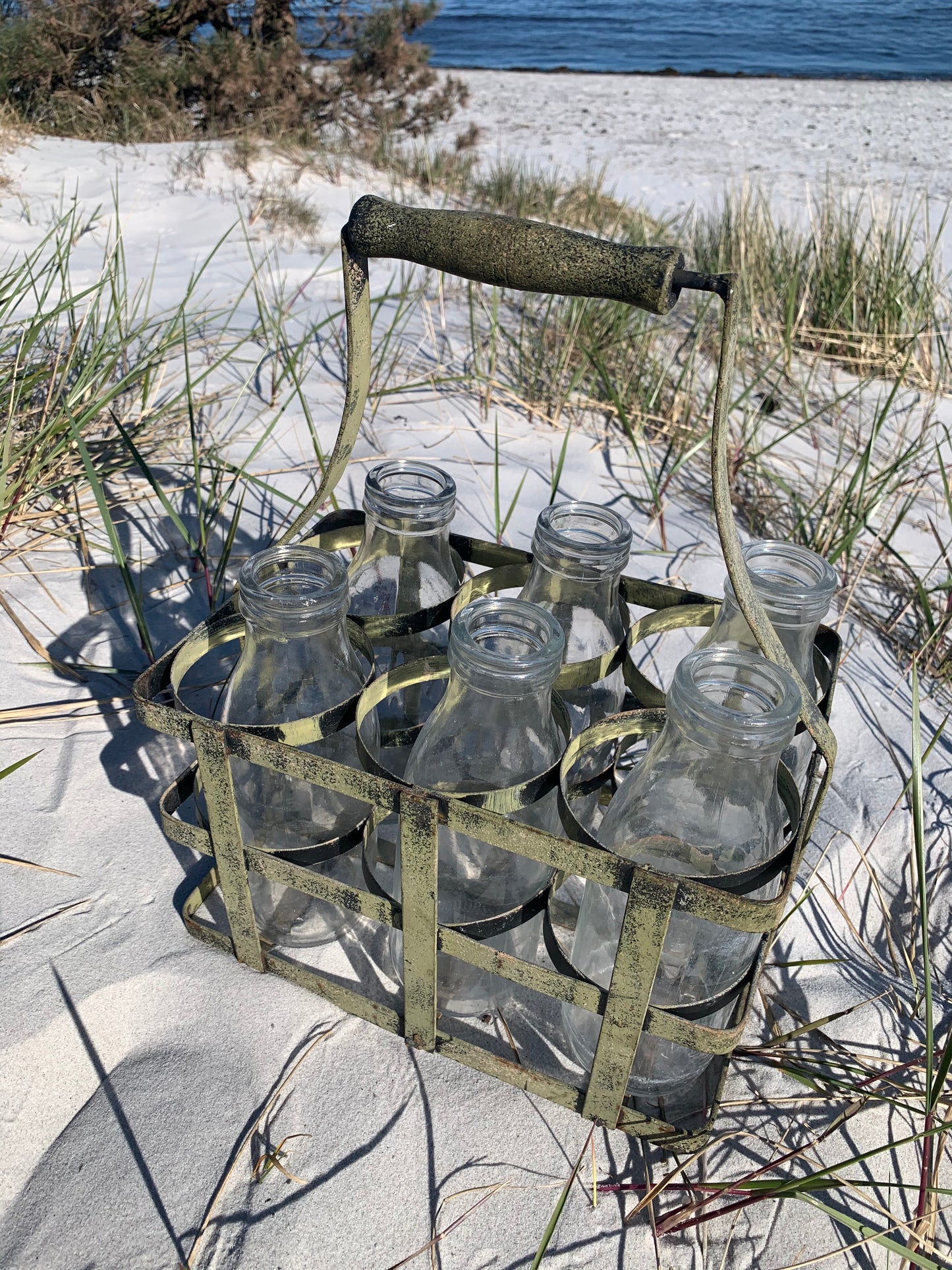 Skøn gammel flaskeholder fra Holland