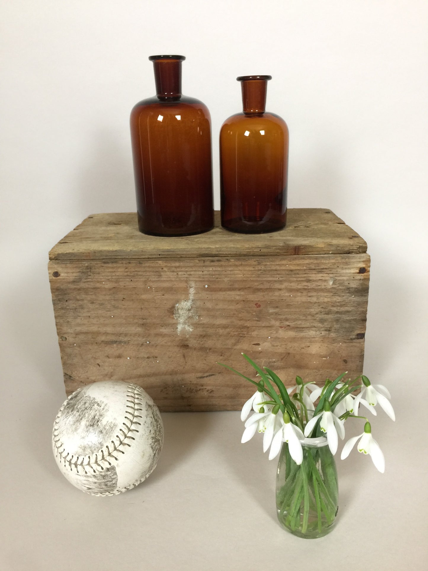 Apoteker flasker (to stk. sælges samlet)