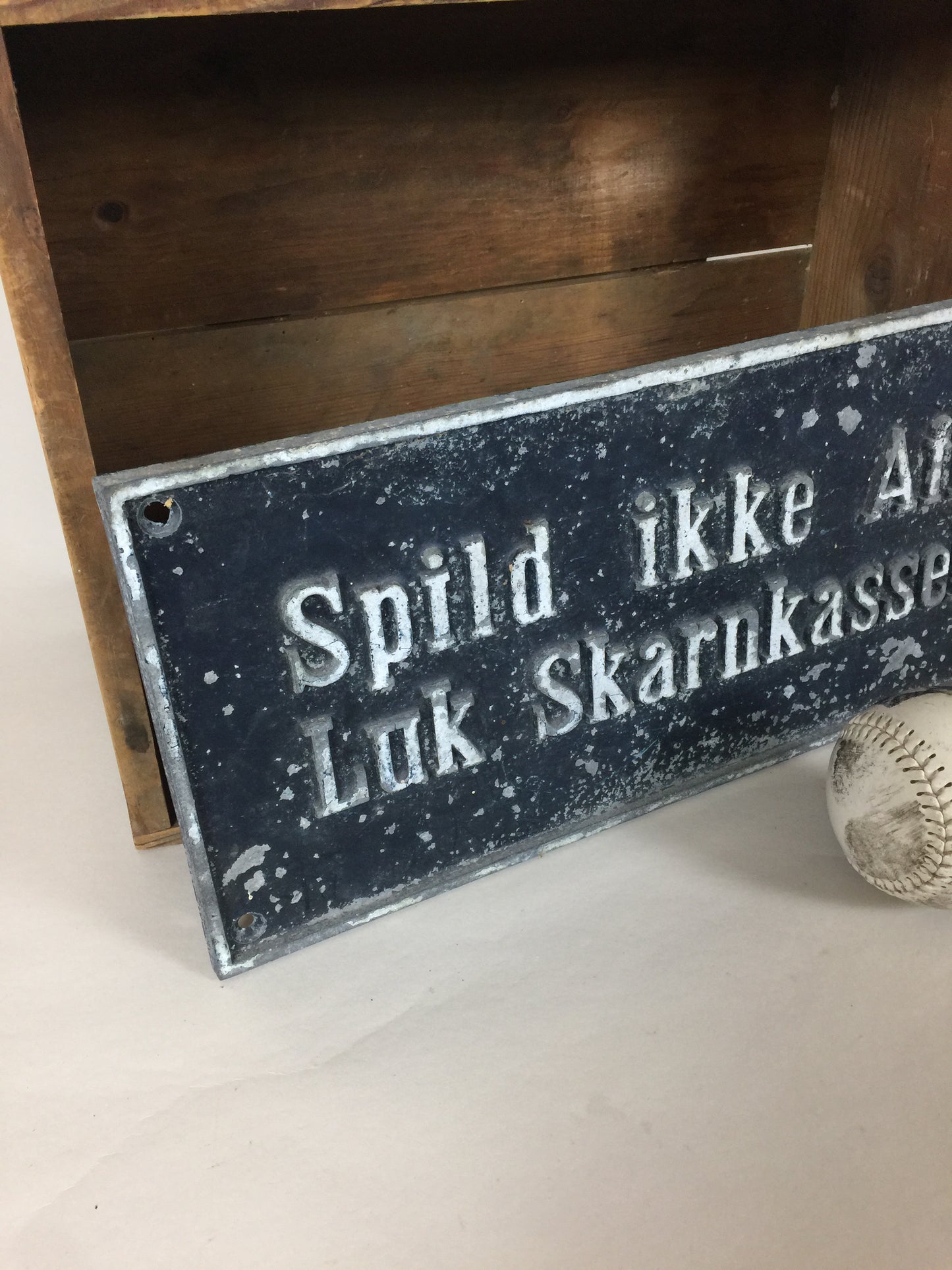 Skønt og meget sjældent skilt