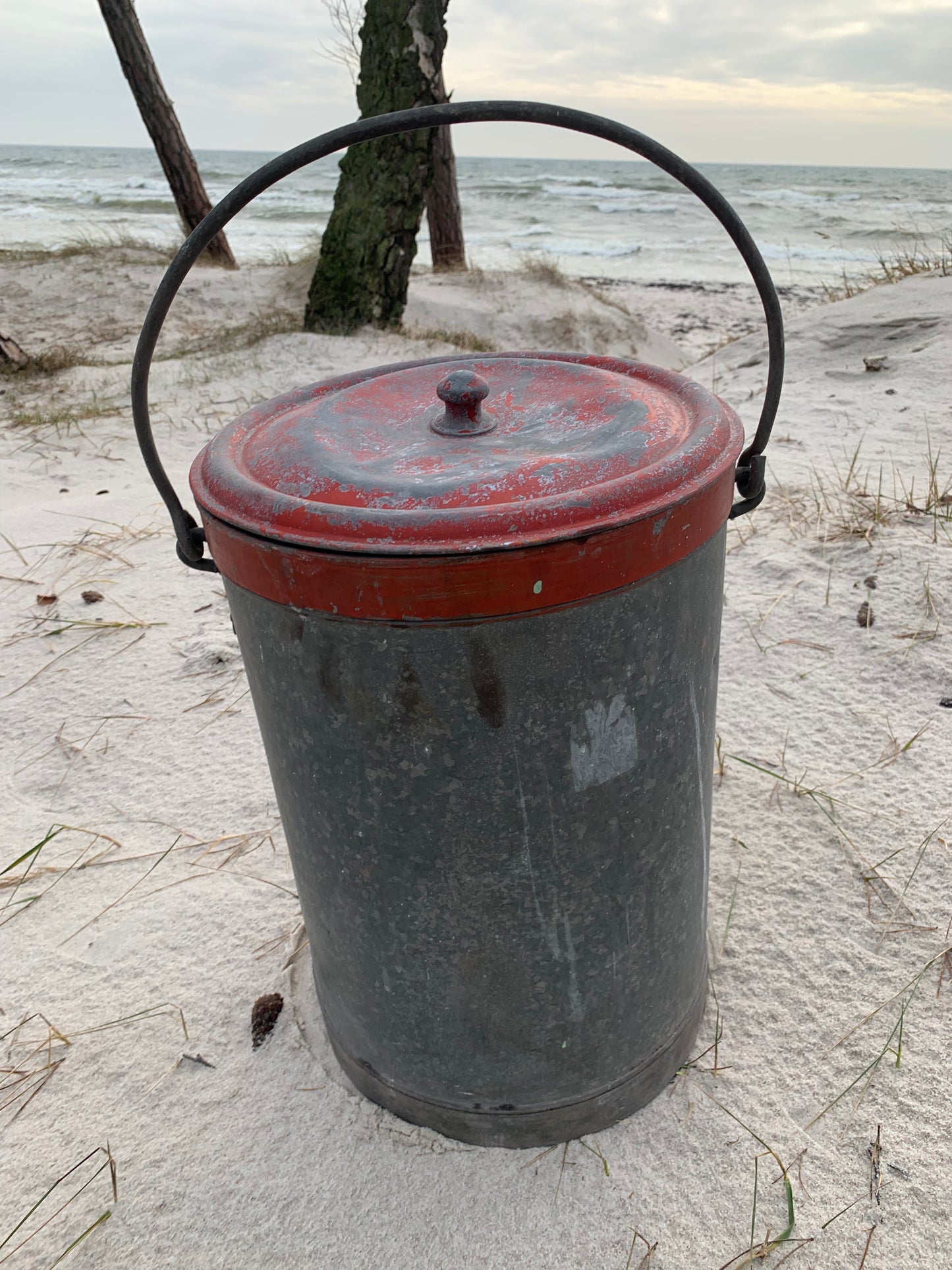 Dekorativ brandspand med låg - Nr. 27