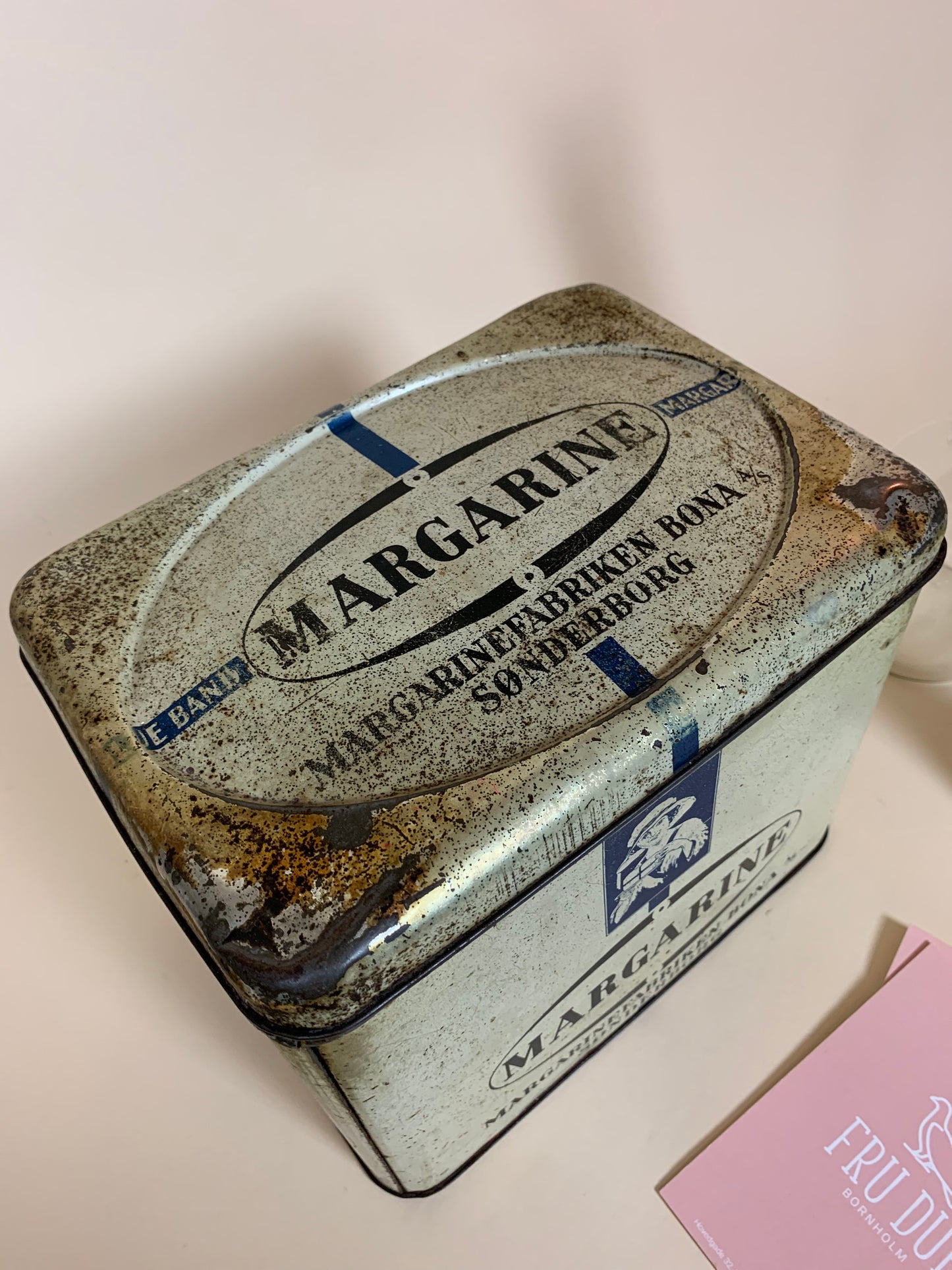 Skøn gammel margarinedåse fra Sønderborg