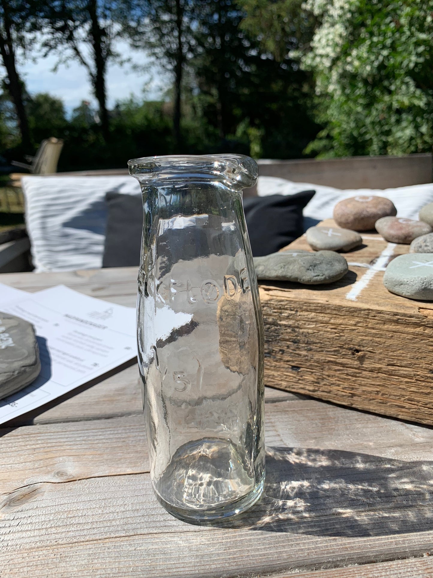 Mælke - fløde flaske 1/5 liter