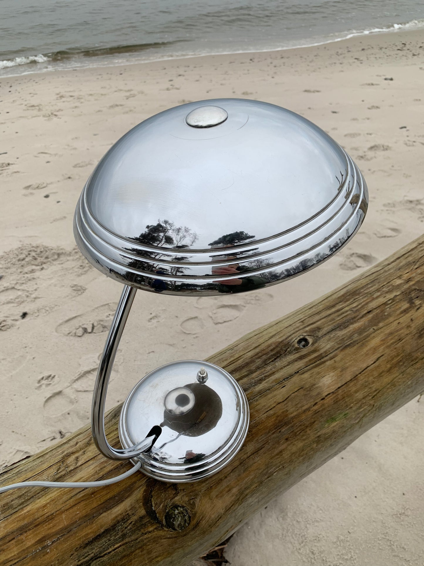 Helo vintagelampe - Chrome