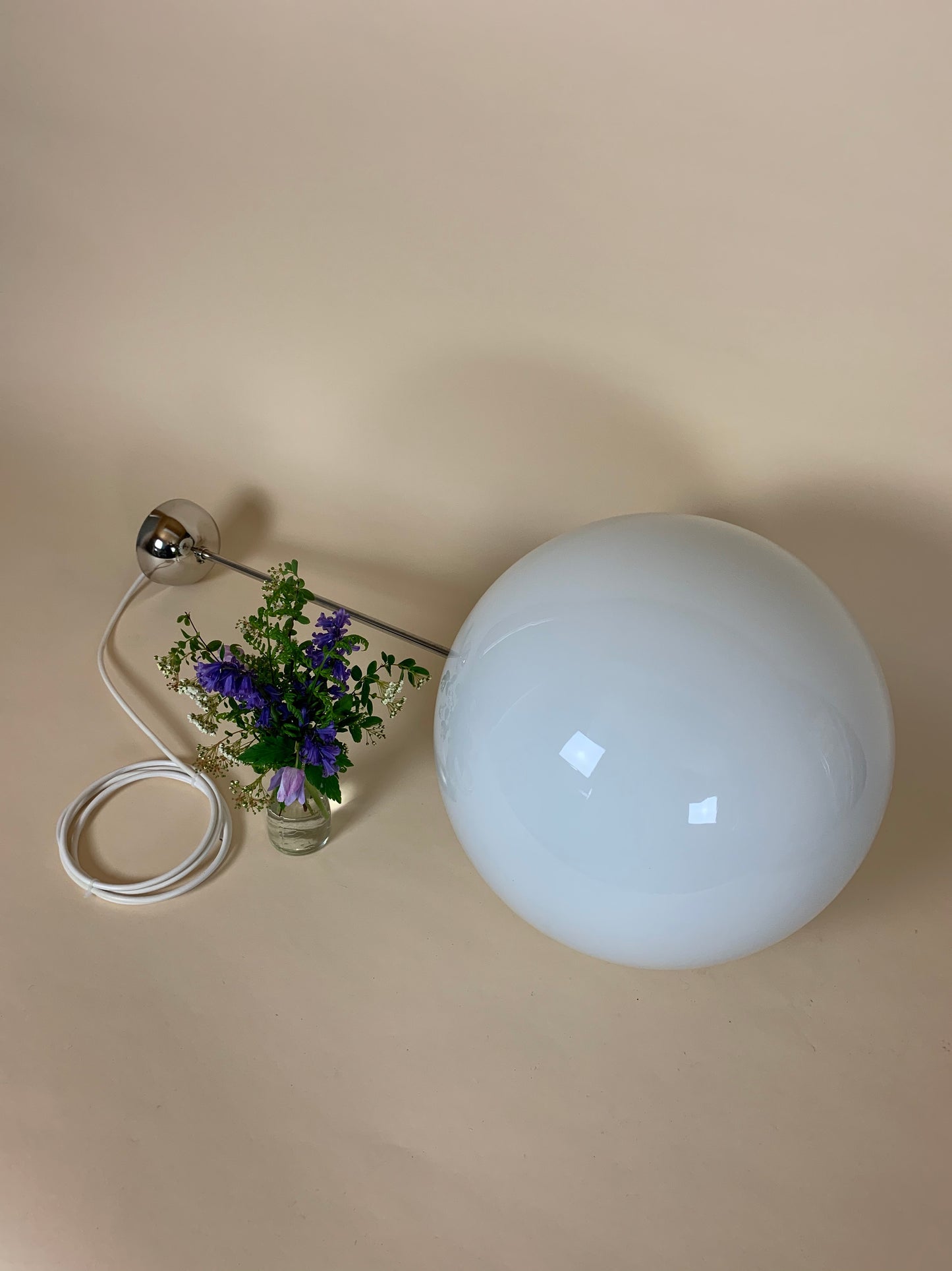 Glaskuppel lampe