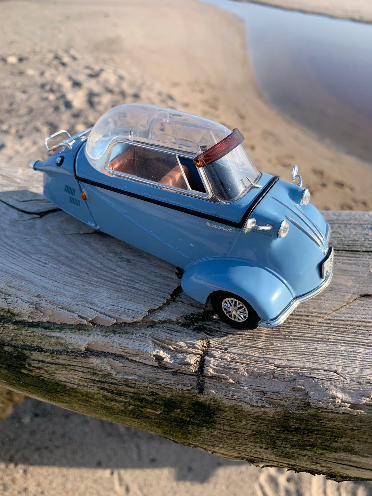 Messerschmidt kabinescooter - Lyseblå