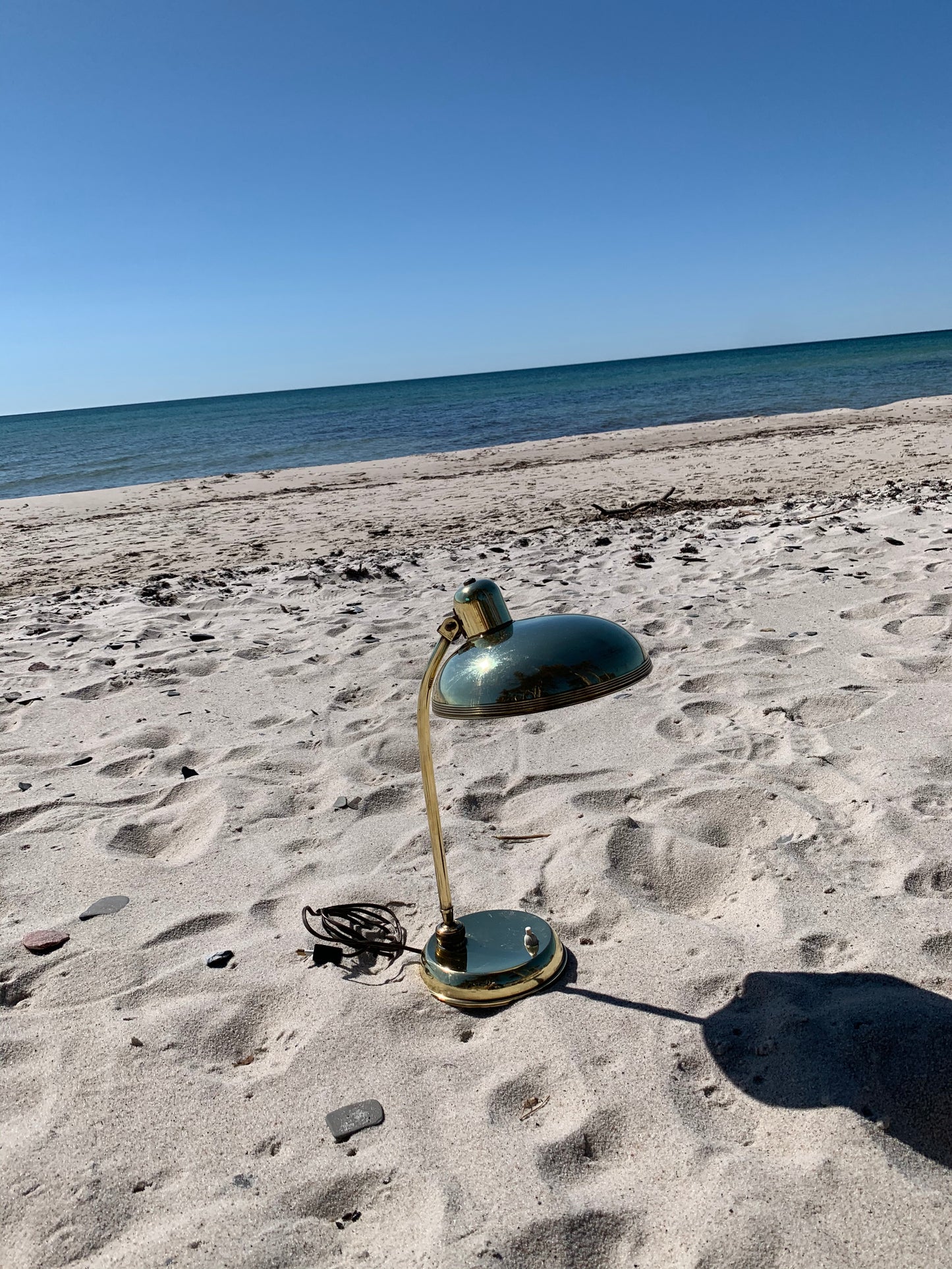 Italiensk vintage messinglampe