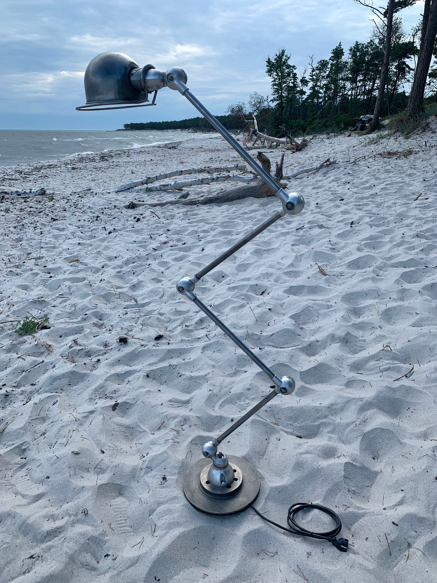Jieldé gulvlampe med 4 arme