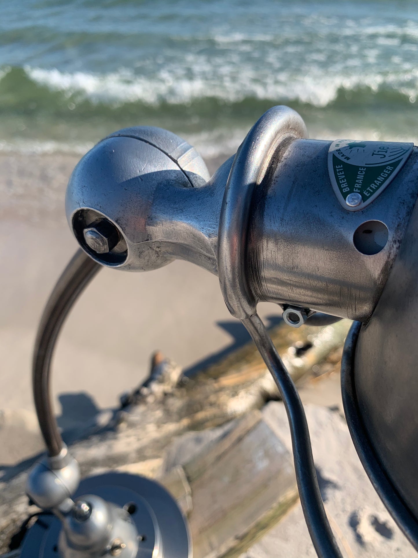 Jieldé bordlampe med buet arm