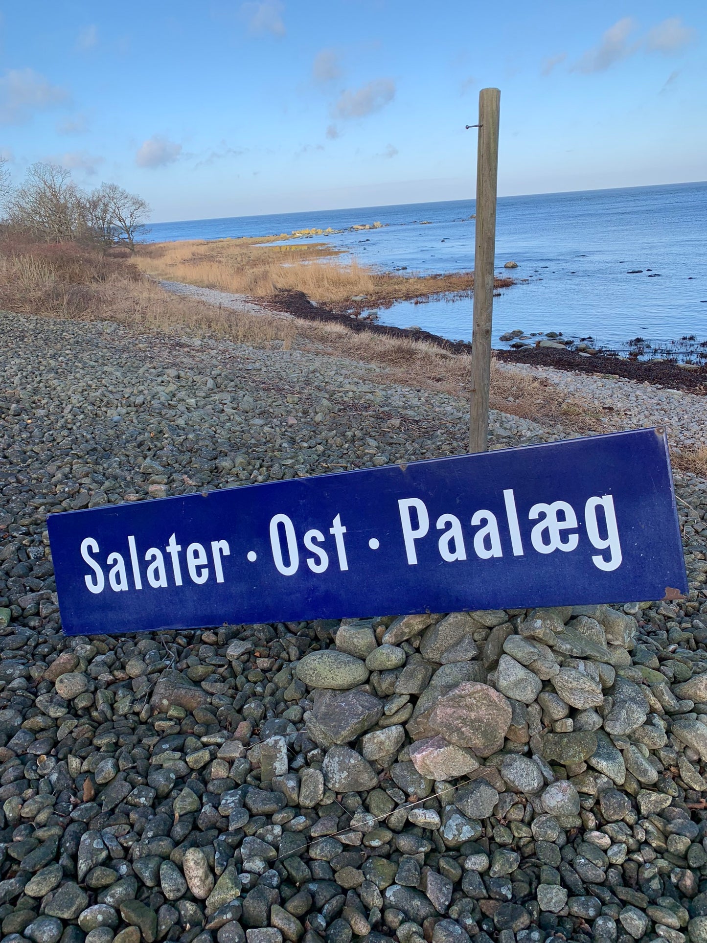 Salater - Ost - Pålæg emaljeskilt