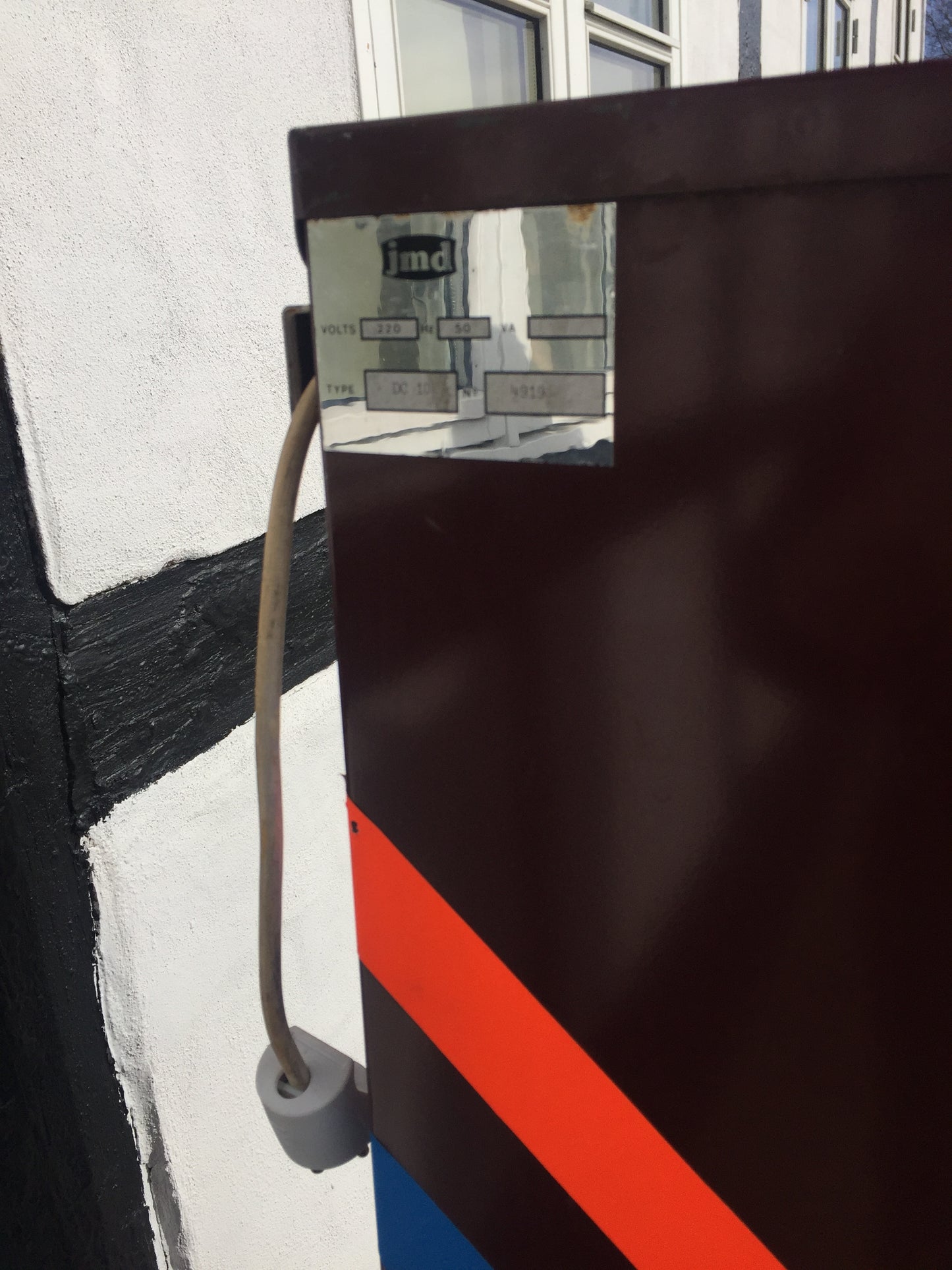 Sjov gammel automat fra et vaskeri