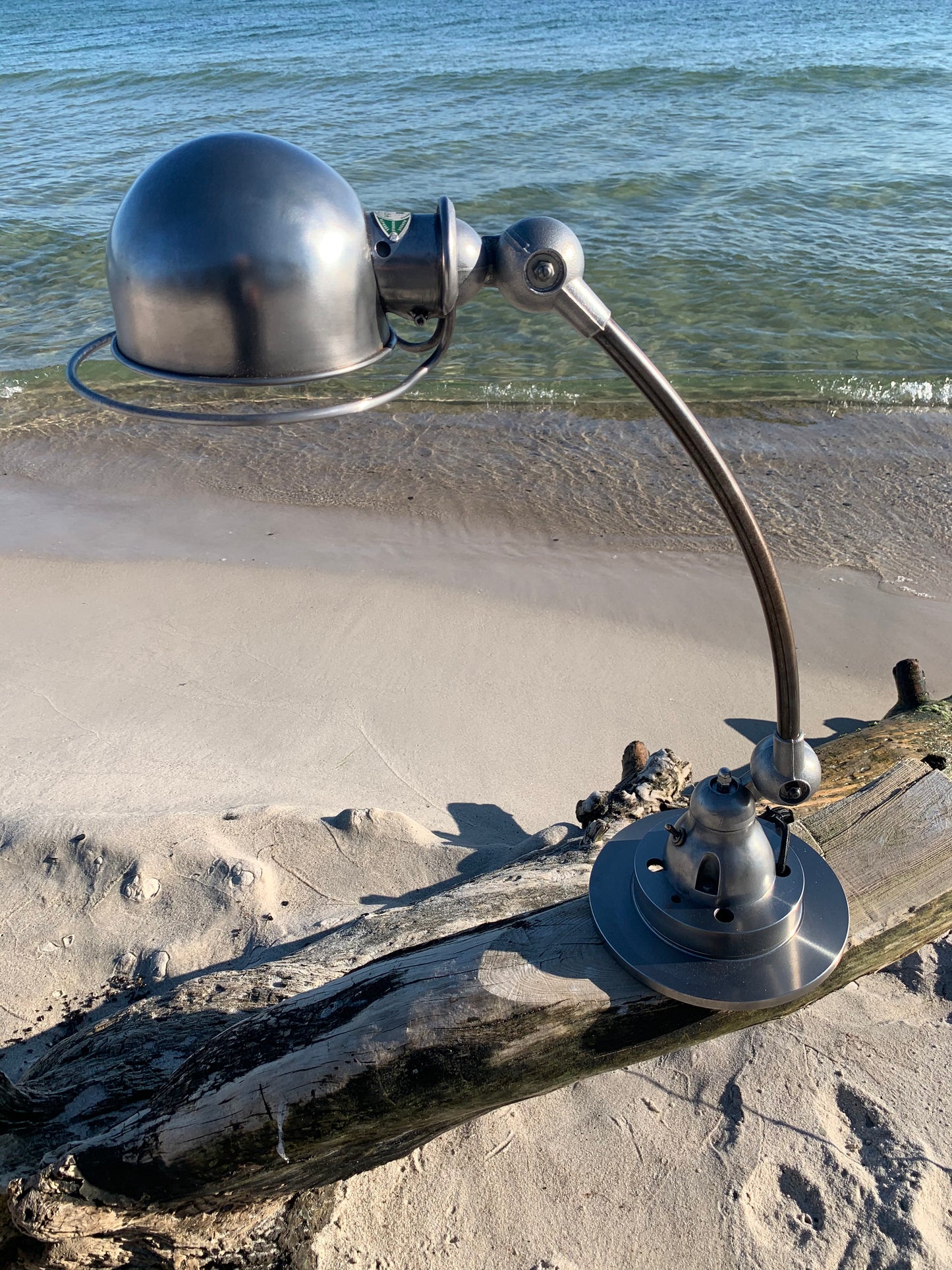 Jieldé bordlampe med buet arm
