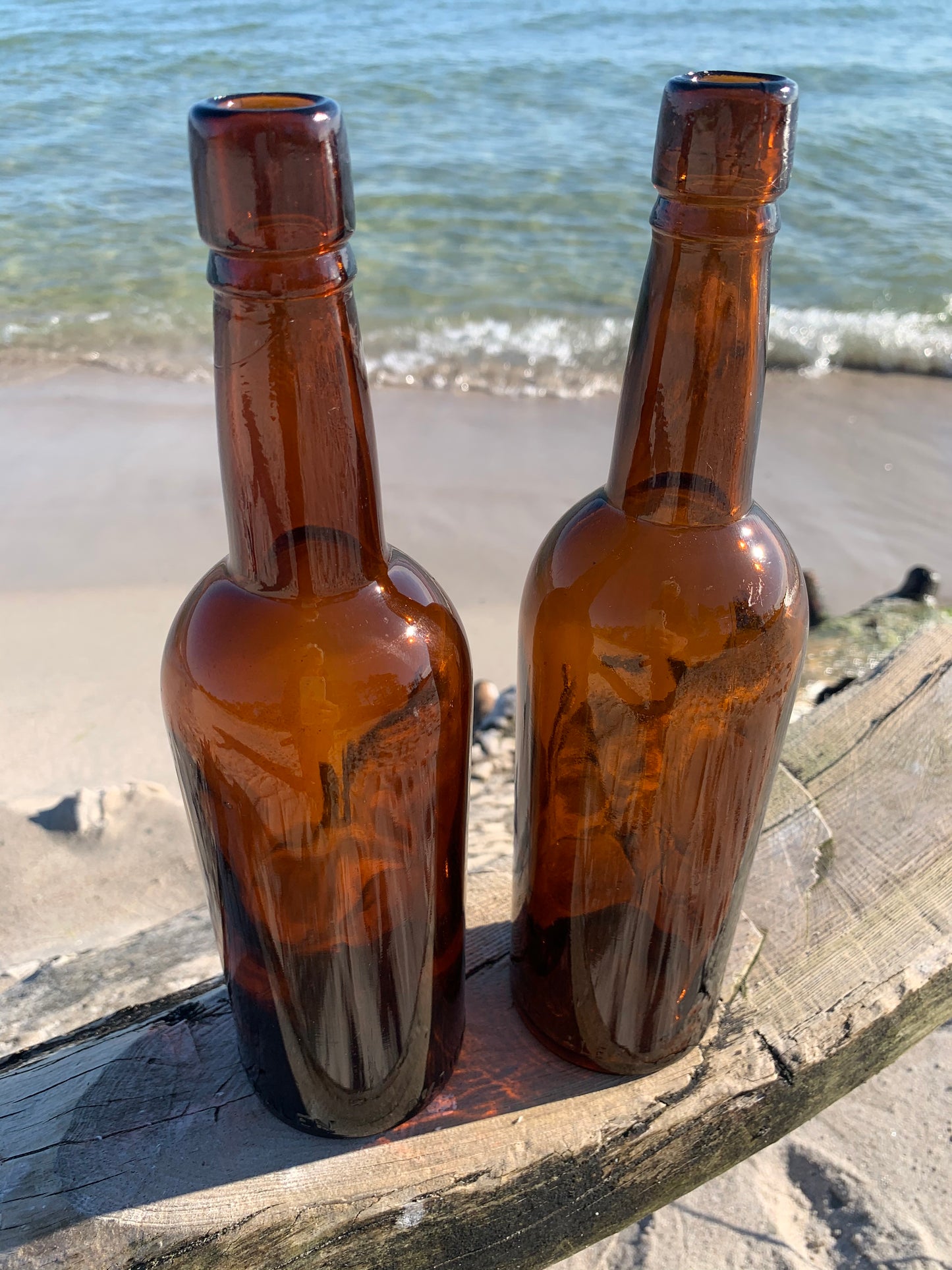 Gammel flaske - Brun