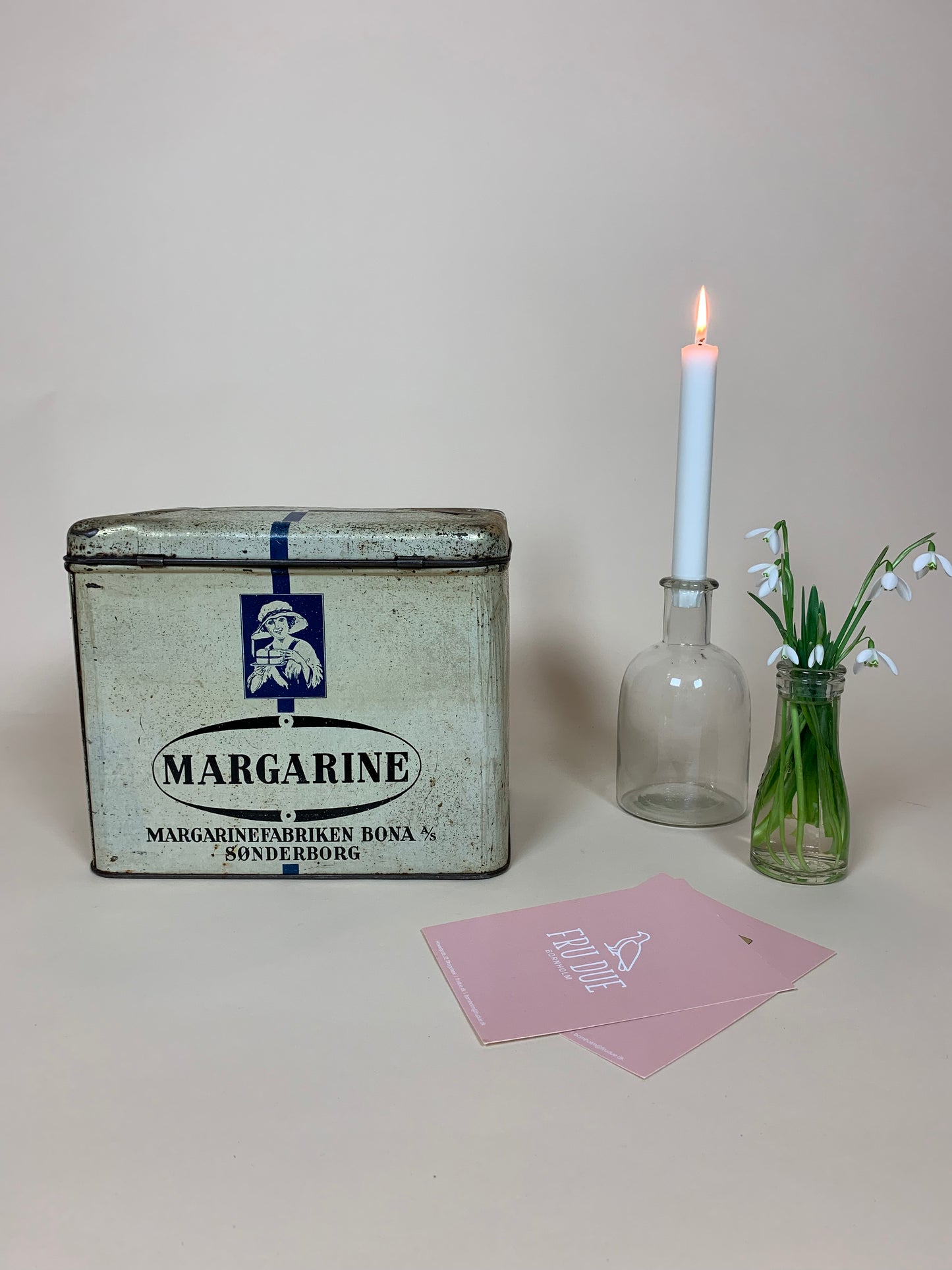 Skøn gammel margarinedåse fra Sønderborg
