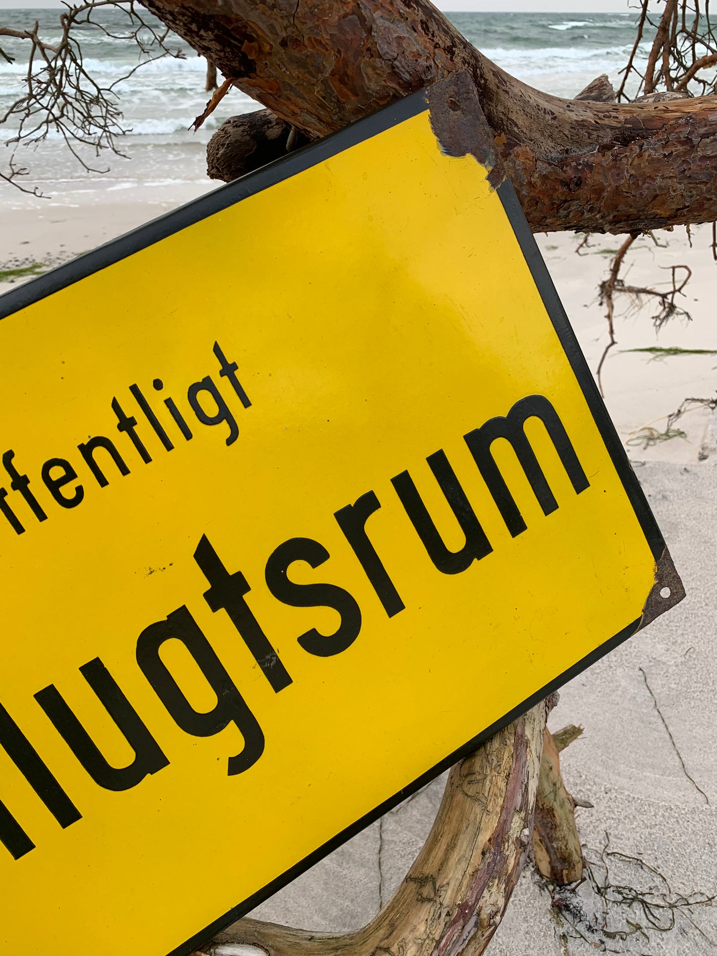 Emaljeskilt - Offentligt tilflugtsrum