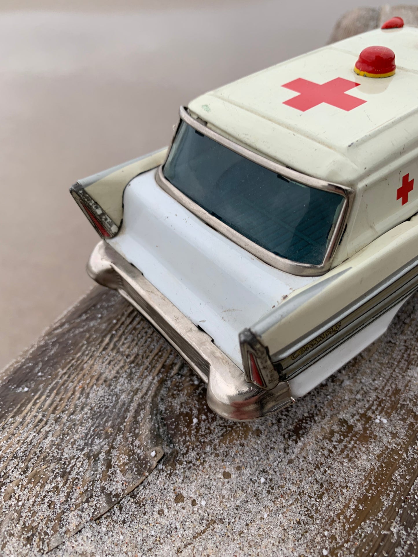 Ambulance i blik