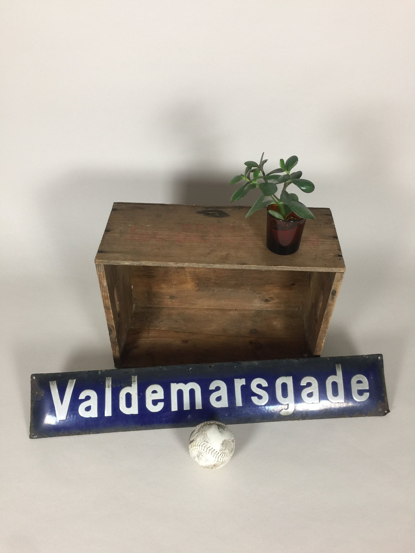 Vejskilt i emalje fra Vesterbro