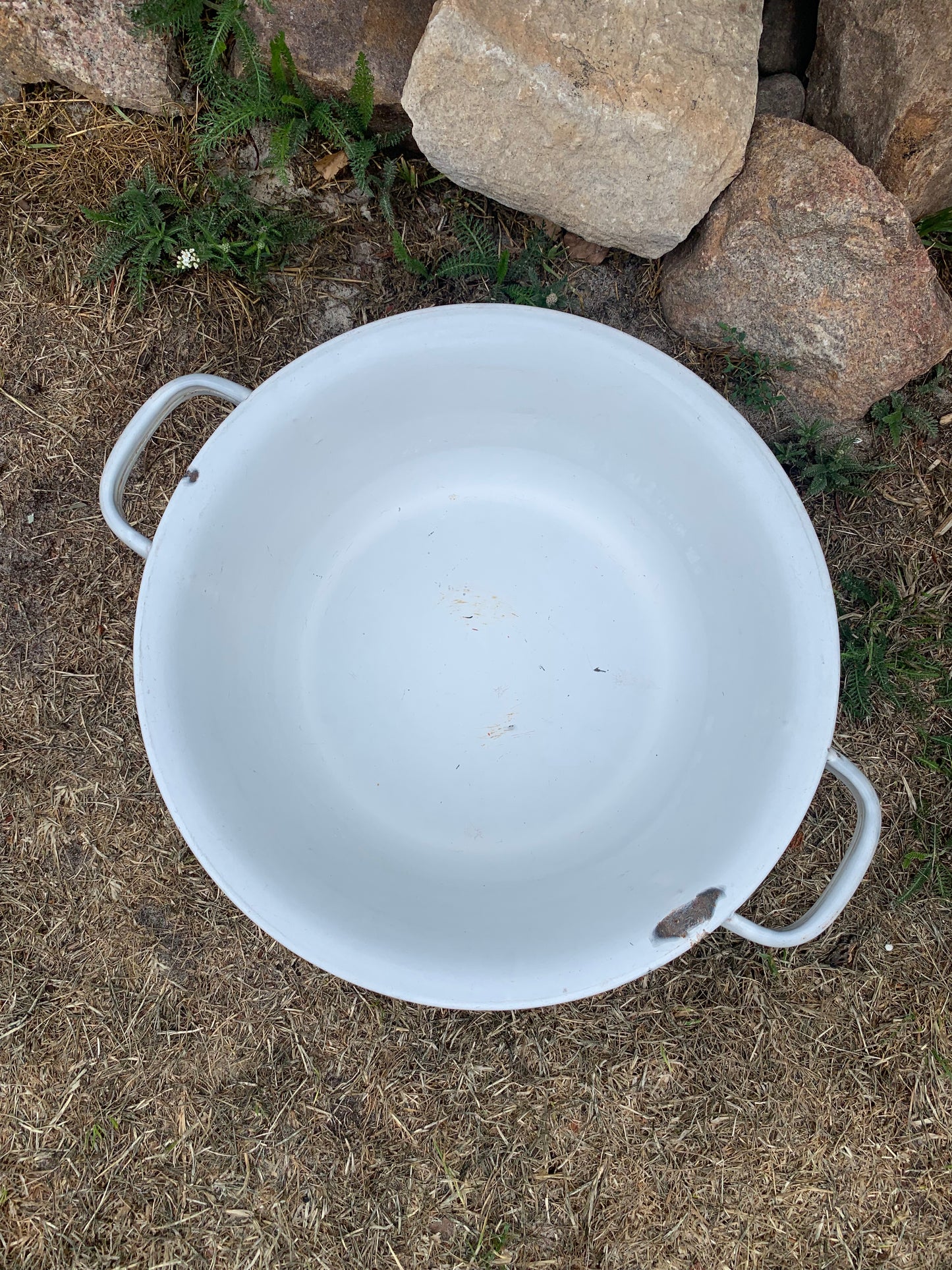 Fint gammelt emalje fad fra Glud og Marstrand