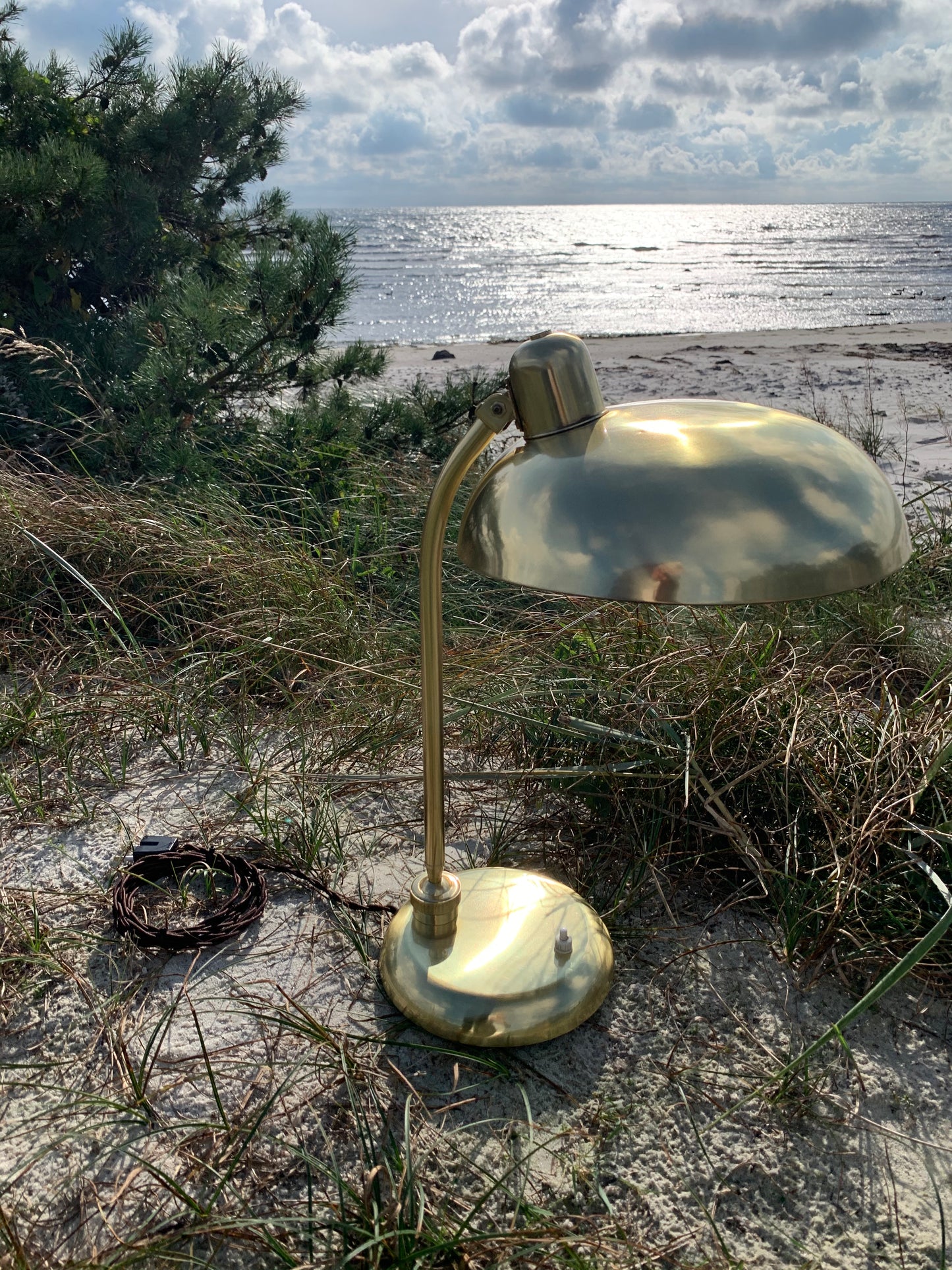 Italiensk messinglampe