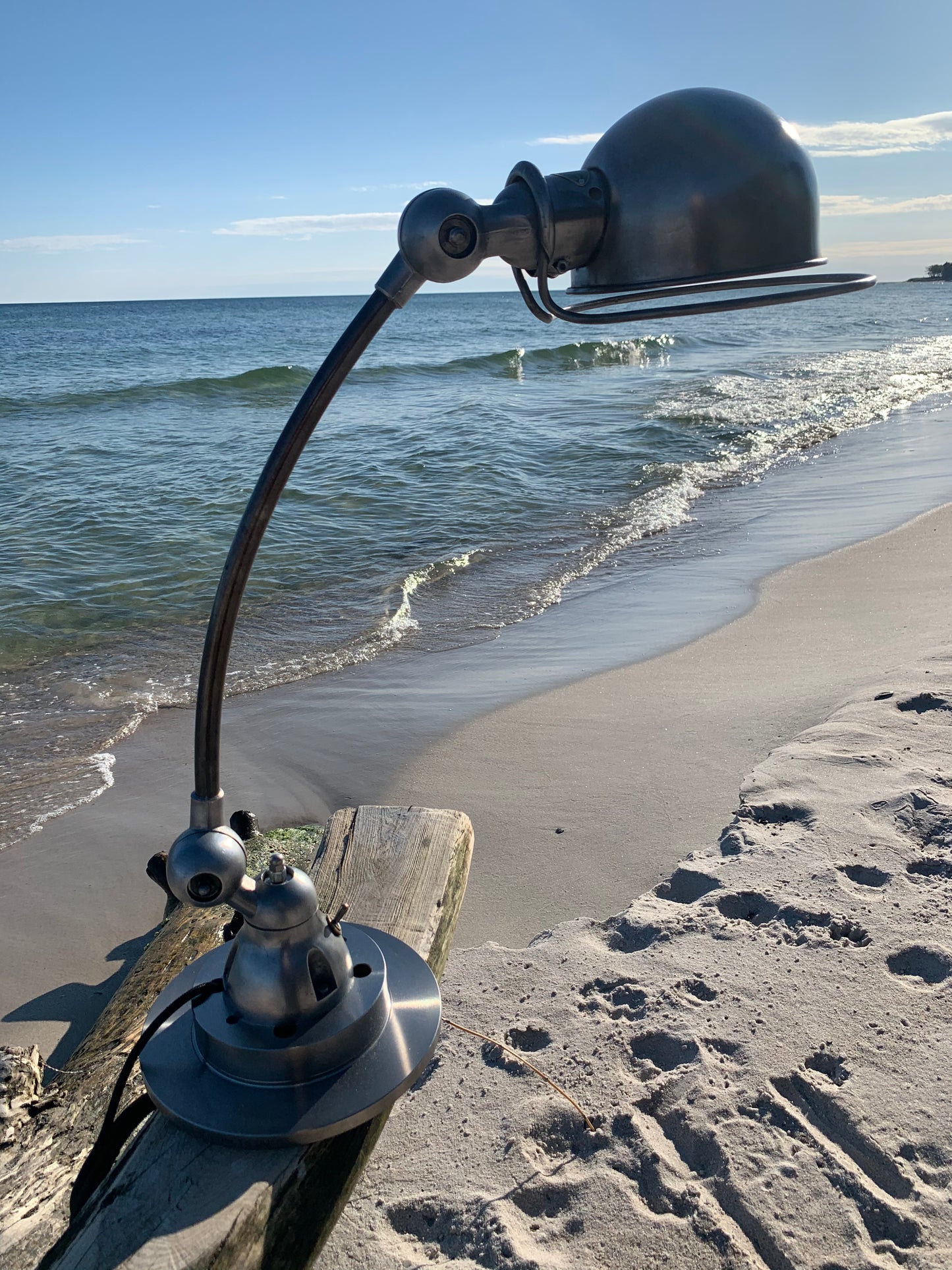 Jieldé bordlampe med buet arm